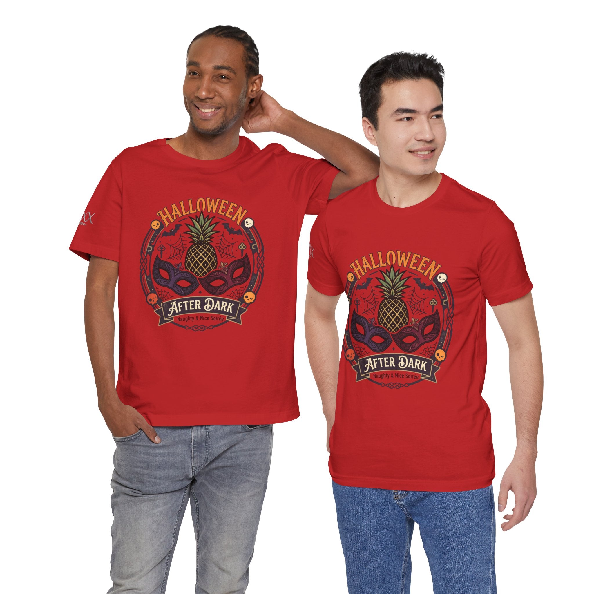 Halloween After Dark Tee — Pineapple Mask Masquerade T‑Shirt