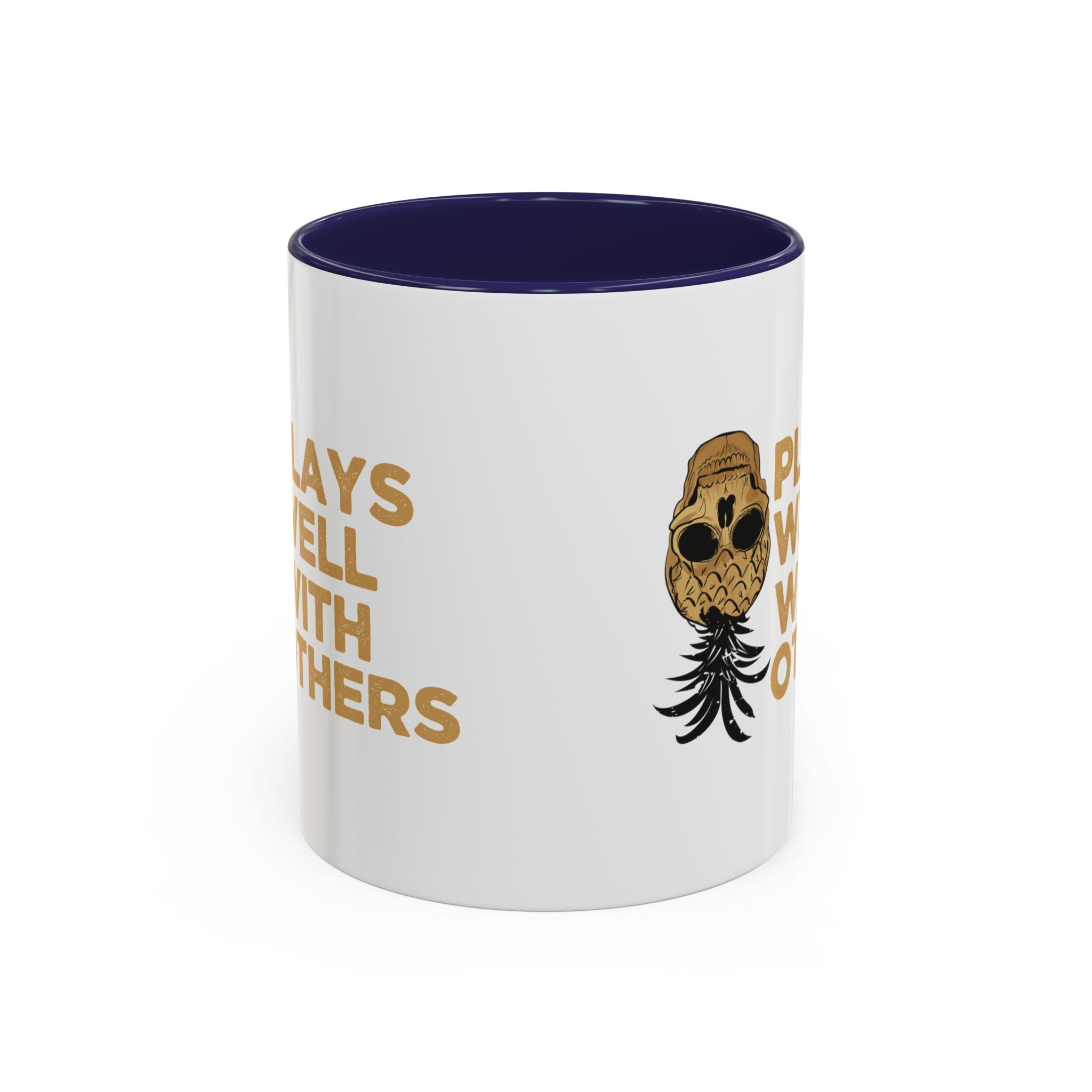 Playful Owl Accent Coffee Mug - 11 & 15oz - Perfect Gift for Nature Lovers