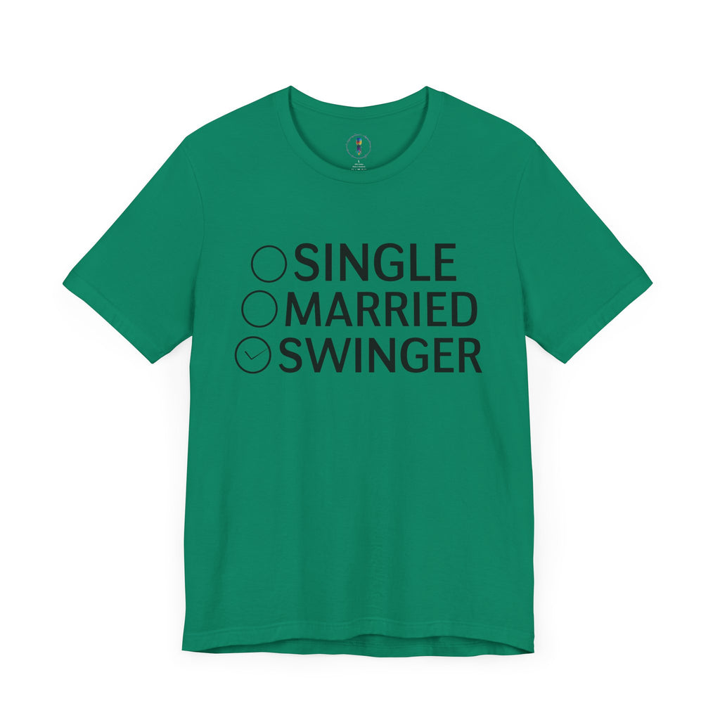 Swinger Humor Unisex Tee - Funny Relationship Status Shirt