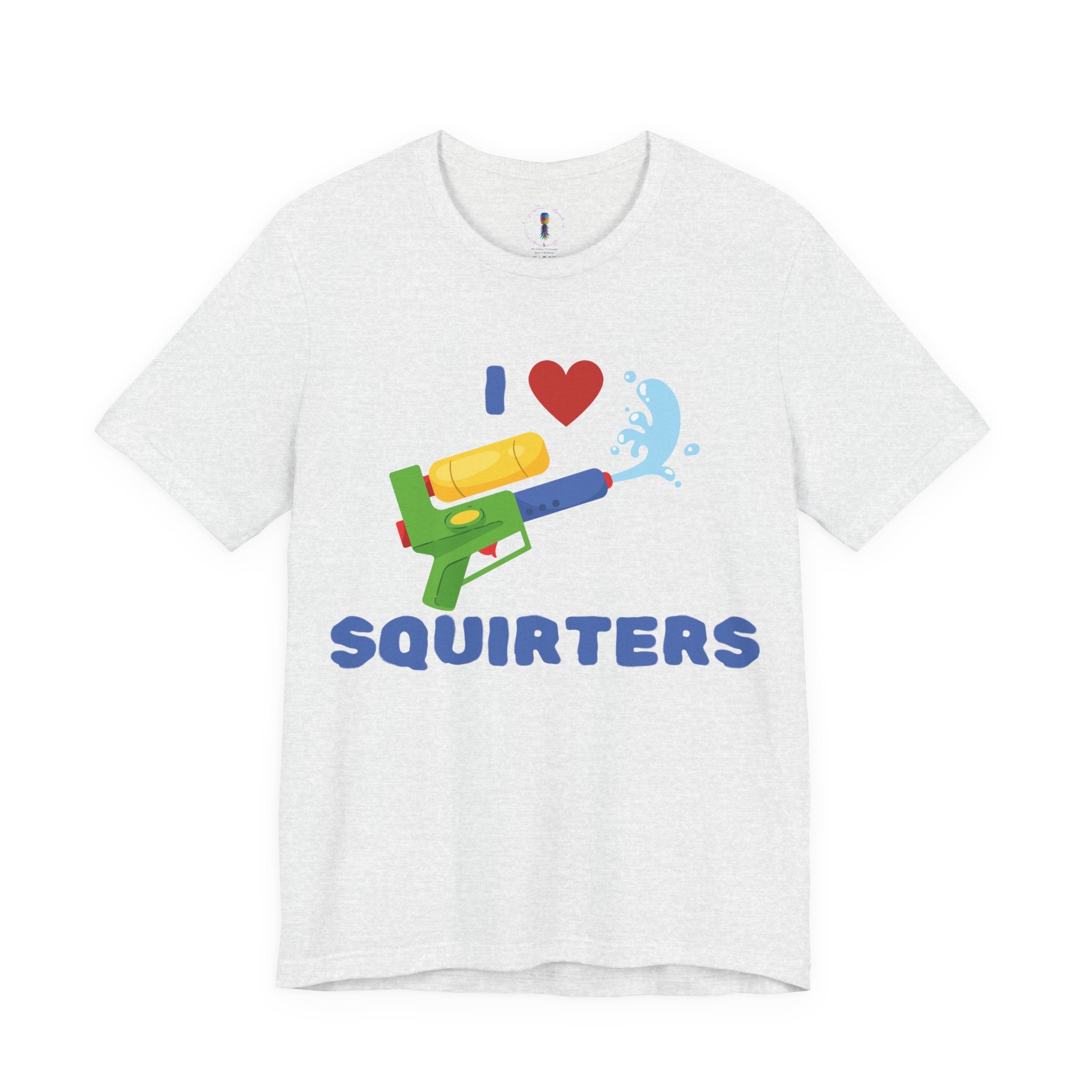 I Love Squirt Guns Unisex Jersey Tee - Fun Summer Shirt for Water Play Lovers