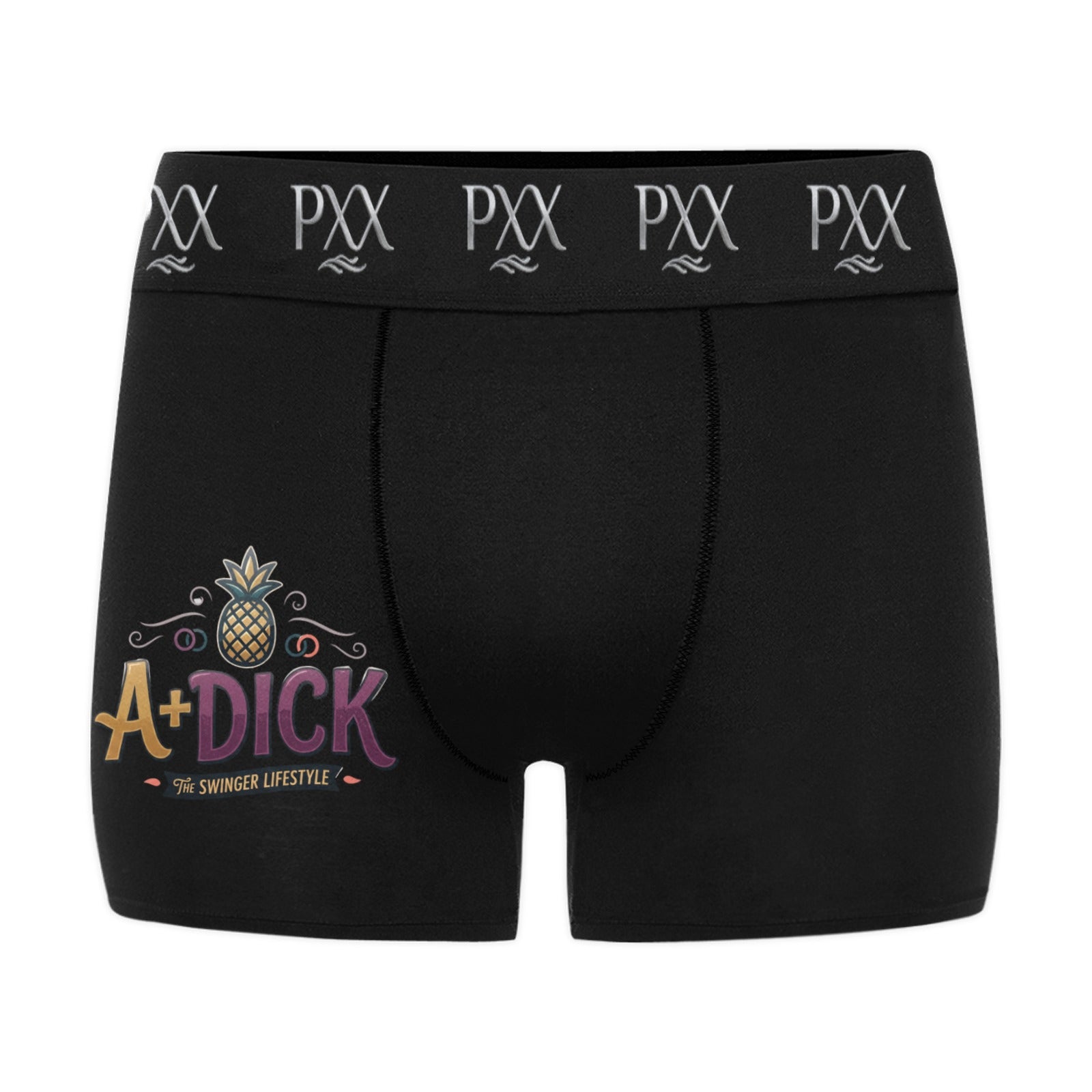 "A + Di*k" Men's Boxer Briefs | PXX Custom Waistband | Novelty Underwear