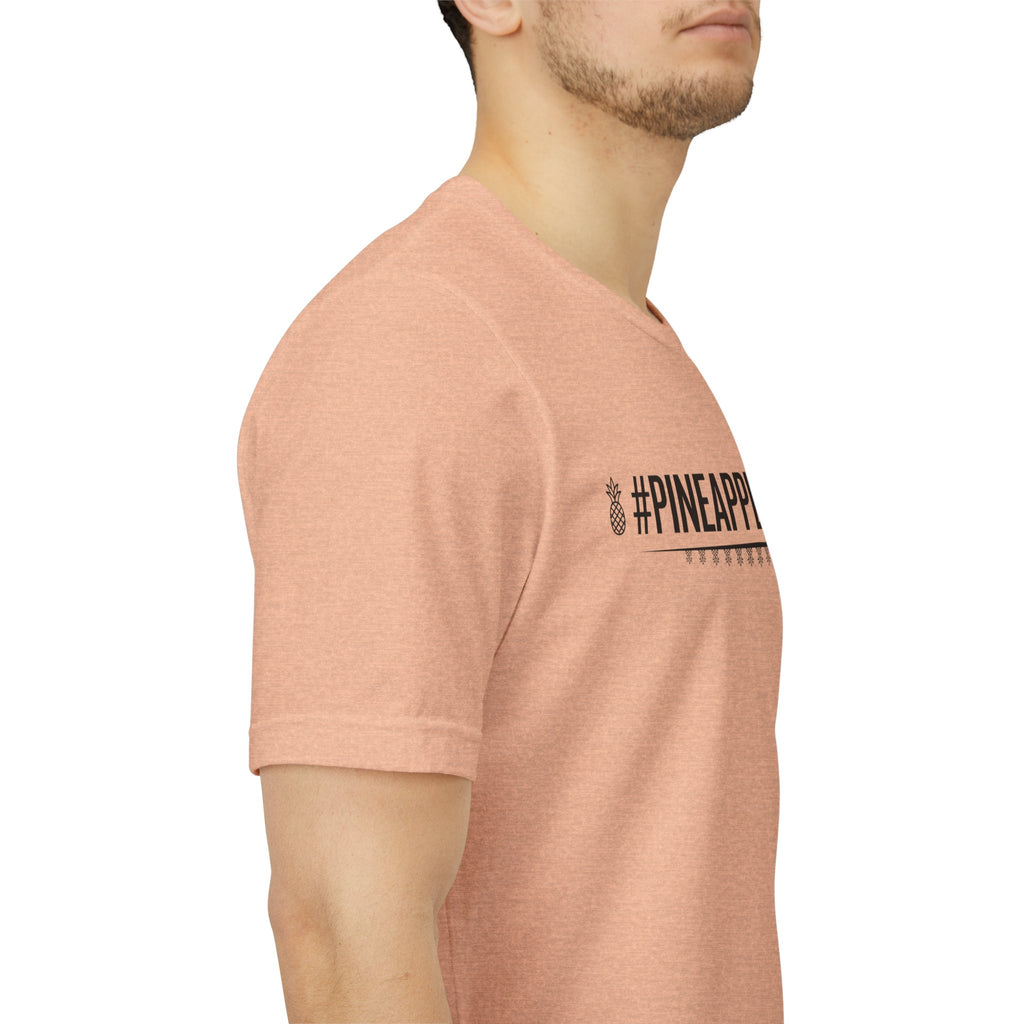 #PINEAPPLETAGGED T-Shirt — Funny Tropical Pineapple Hashtag Tee