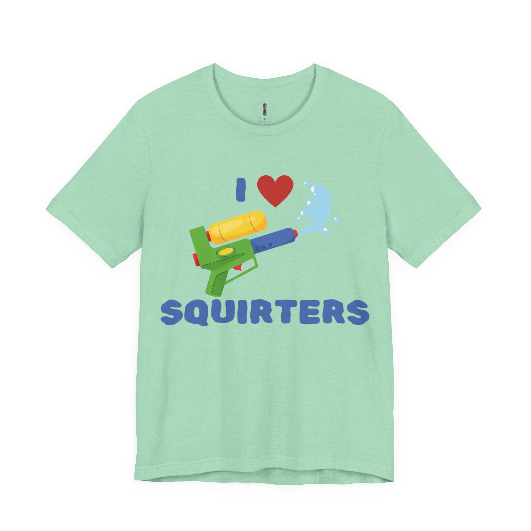 I Love Squirt Guns Unisex Jersey Tee - Fun Summer Shirt for Water Play Lovers