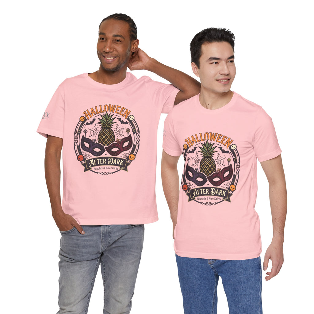 Halloween After Dark Tee — Pineapple Mask Masquerade T‑Shirt