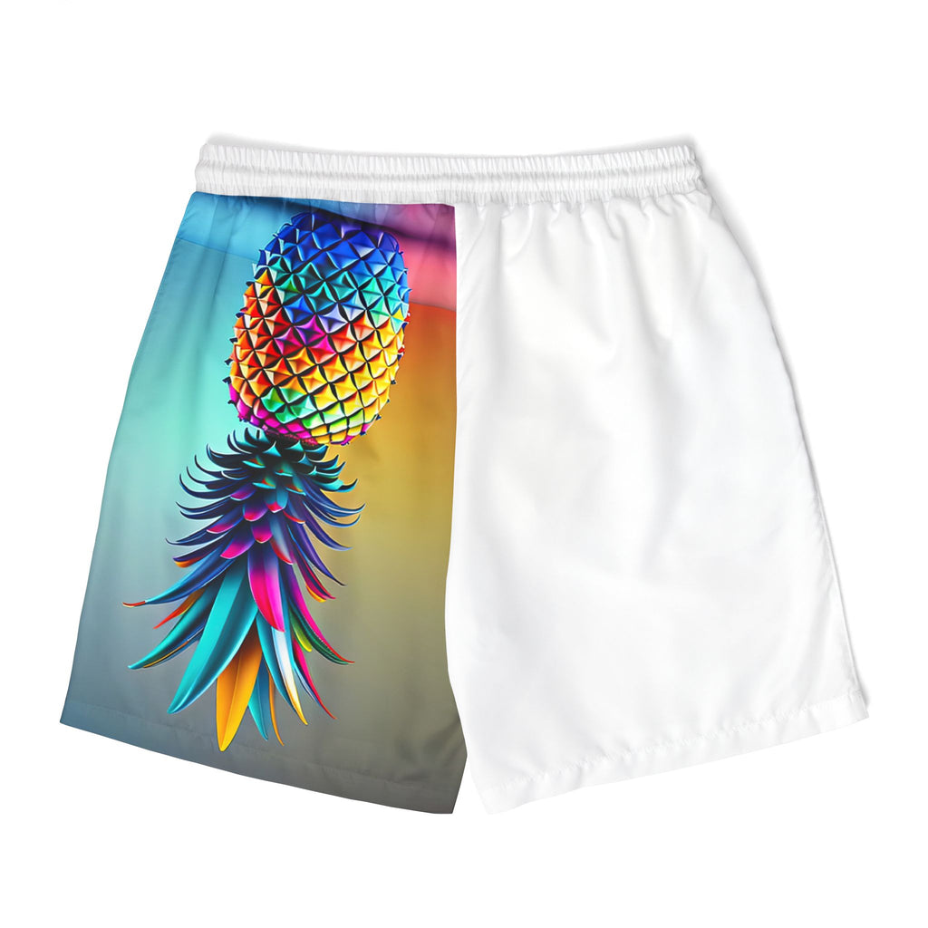 Vibrant Pineapple Unisex Swim Shorts - Let's Switch Things Up!