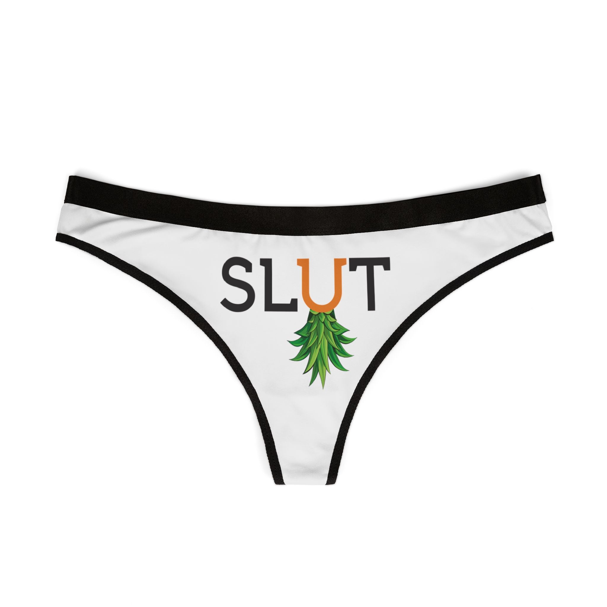 Women’s Thong "Upside Down Pineapple" — Slut Graphic