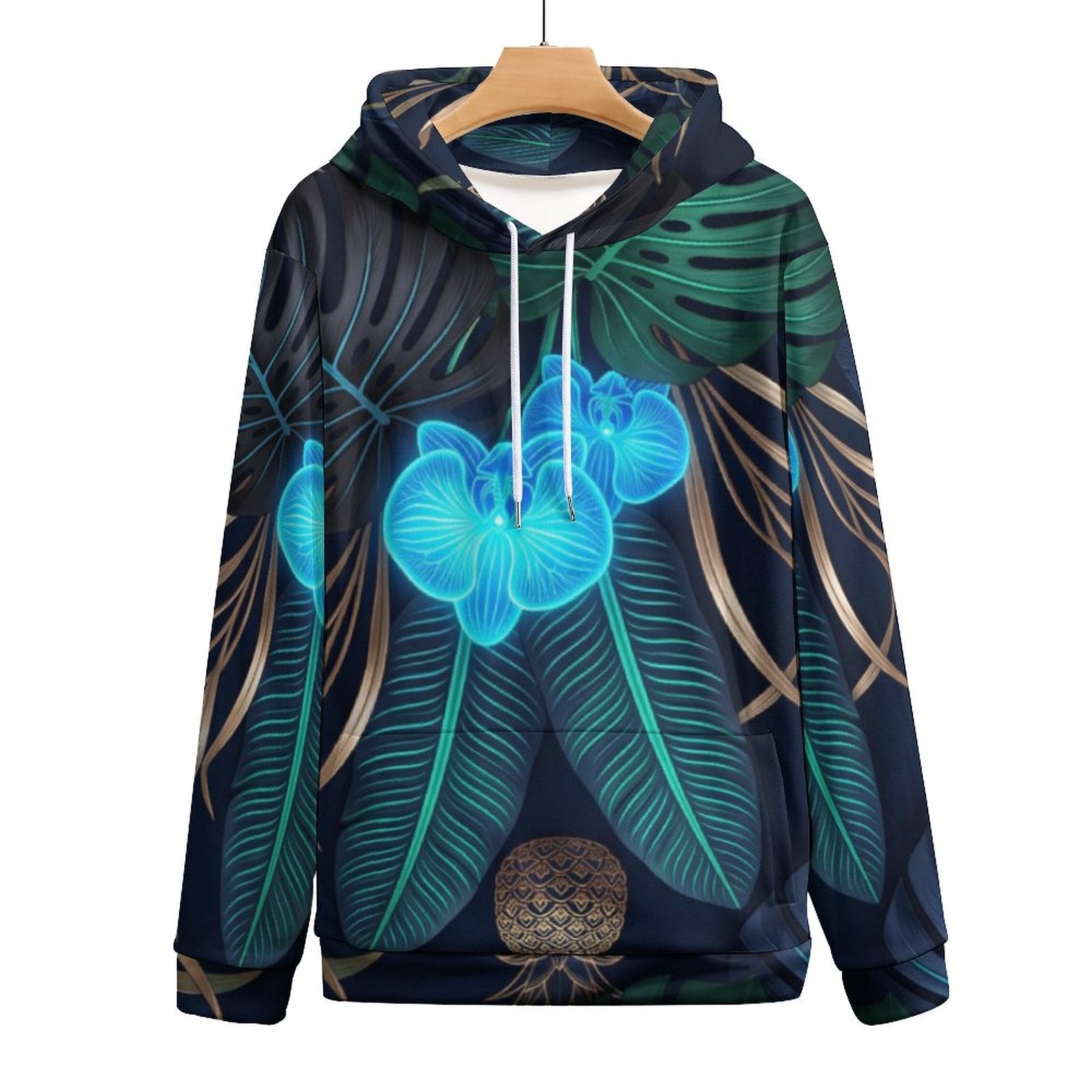 230gsm Men's Cool Hoodie with Double-layer Cap (All-Over Printing)