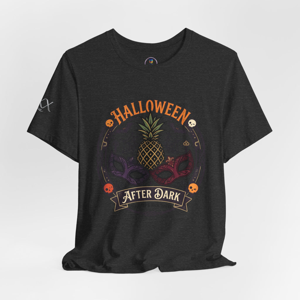 Halloween After Dark Tee — Pineapple Mask Masquerade T‑Shirt