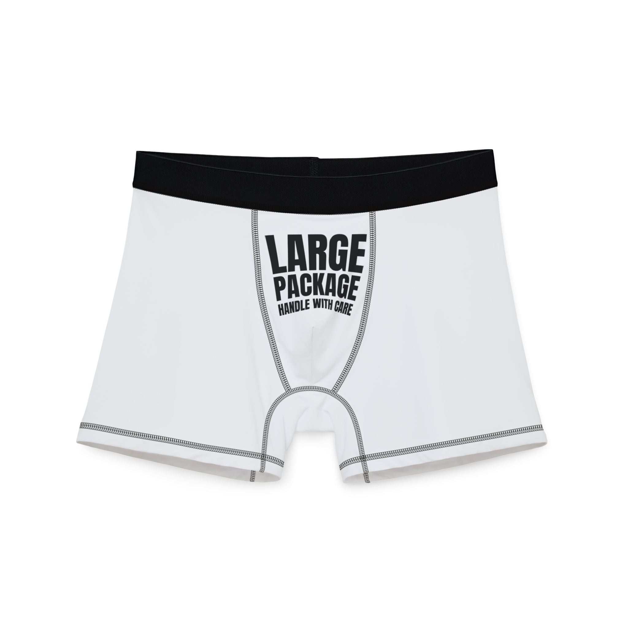 Quirky Men's Boxers - 'Large Package' & Pineapple Devil Design