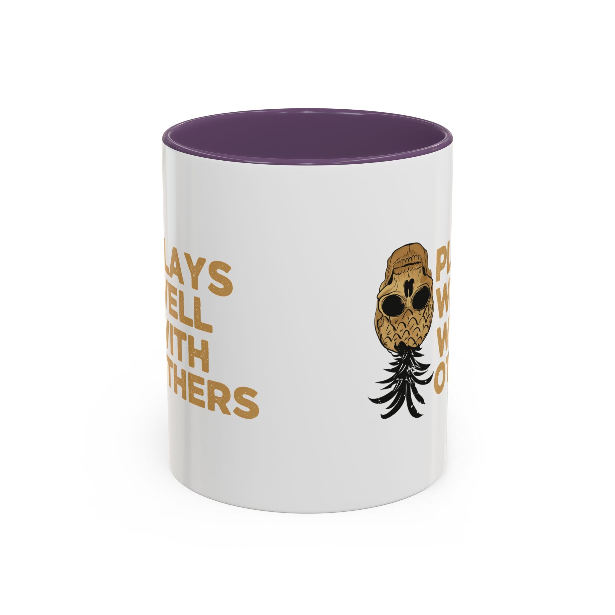 Playful Owl Accent Coffee Mug - 11 & 15oz - Perfect Gift for Nature Lovers