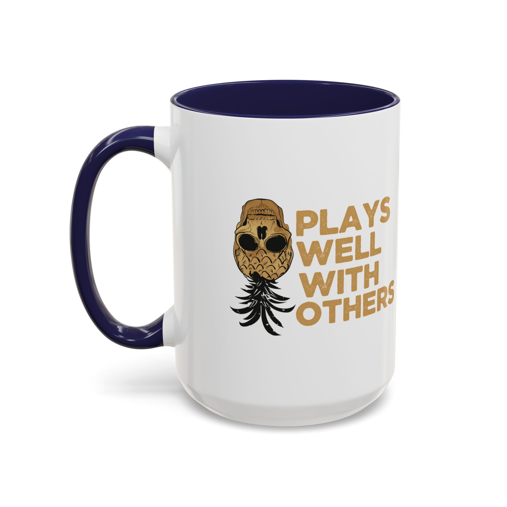Playful Owl Accent Coffee Mug - 11 & 15oz - Perfect Gift for Nature Lovers