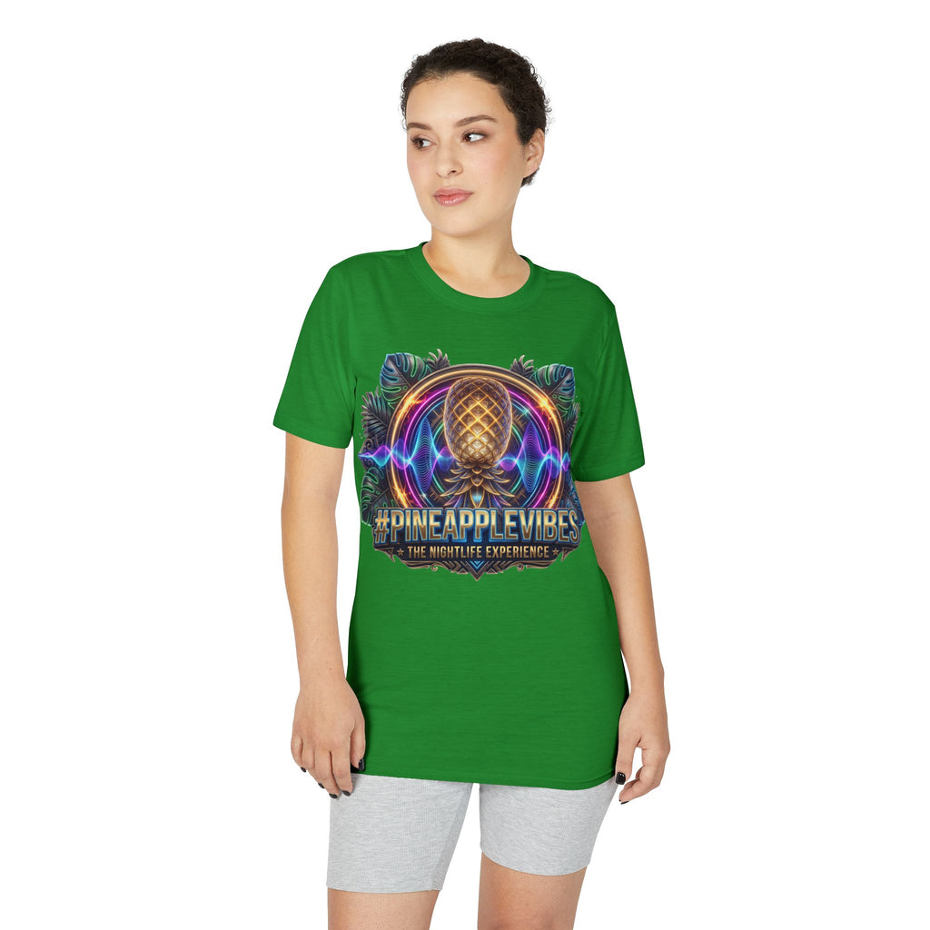 #PINEAPPLEVIBES Performance T-Shirt | Tropical Festival Graphic Tee