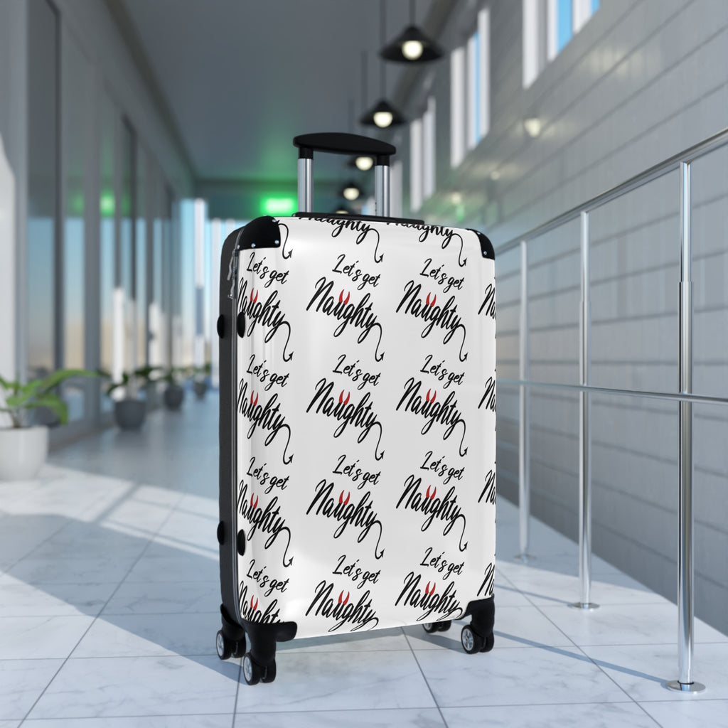 Travel Suitcase - "Let's Get Naughty" Design for True Swingers