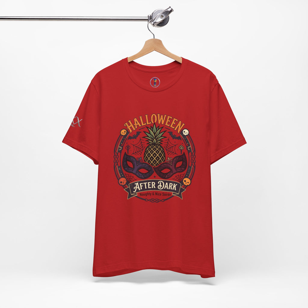 Halloween After Dark Tee — Pineapple Mask Masquerade T‑Shirt