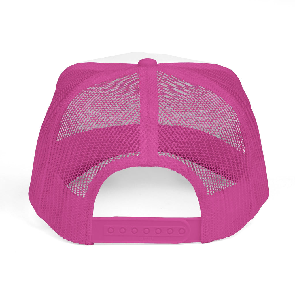 Poly Life Trucker Cap — Retro Surf Logo Mesh Hat
