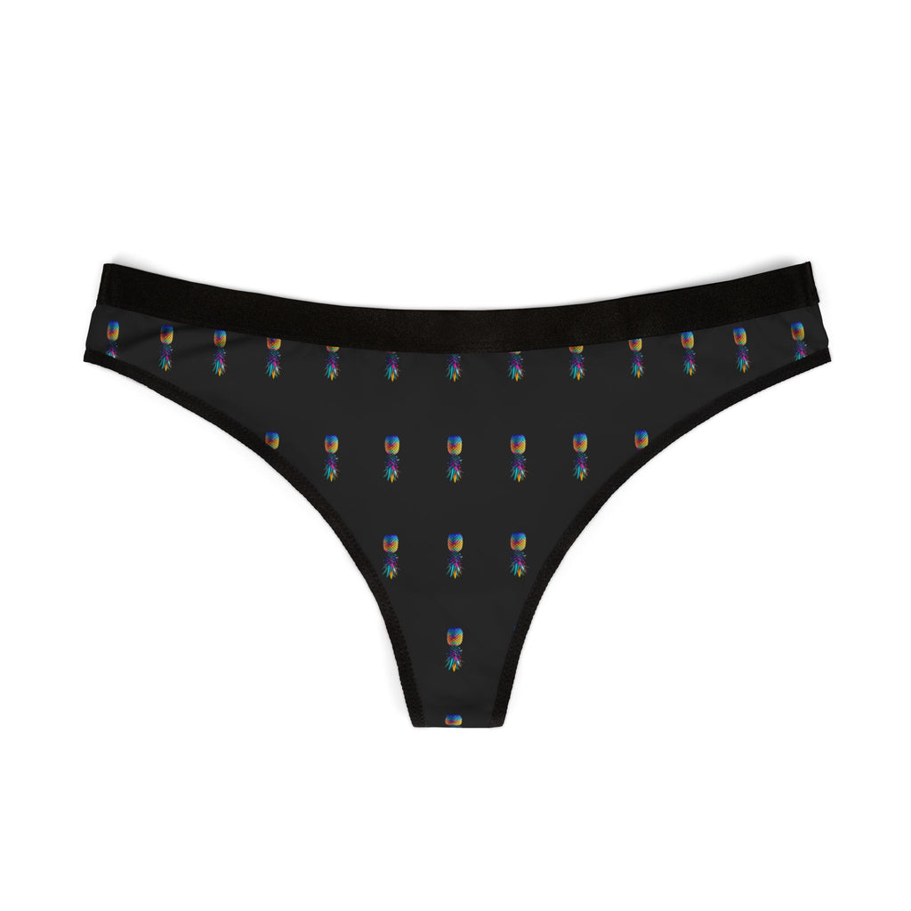 Women's Thongs - Colorful Pineapple Print