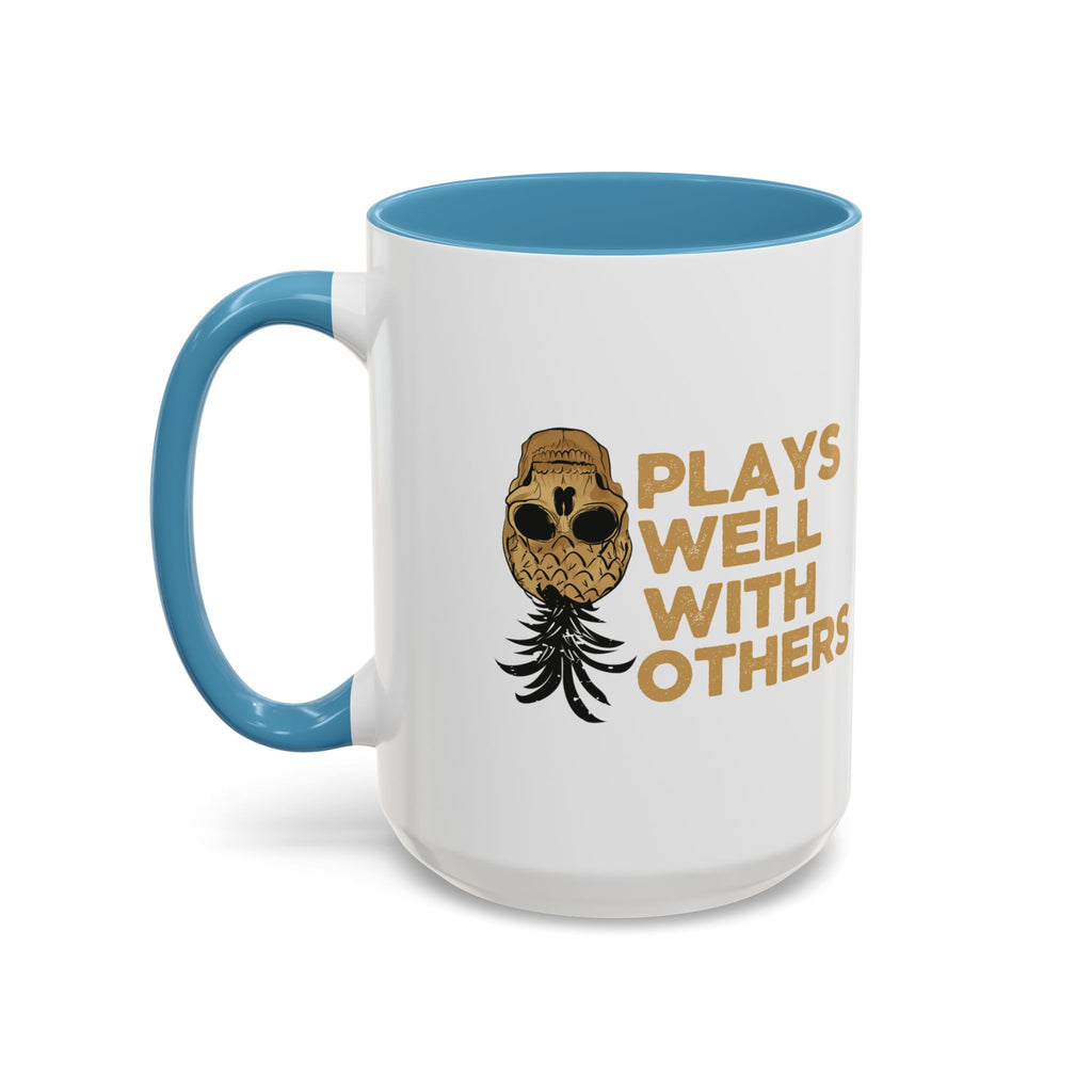 Playful Owl Accent Coffee Mug - 11 & 15oz - Perfect Gift for Nature Lovers