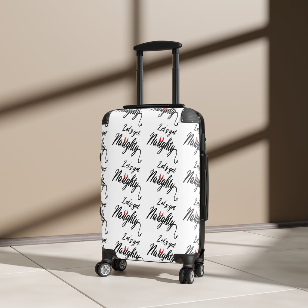 Travel Suitcase - "Let's Get Naughty" Design for True Swingers
