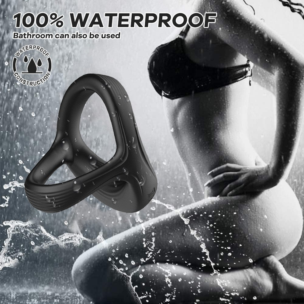 Orena Male Y-Type Lock Fine Ring Pure Silicone Three-Ring Male Bondage Ring Scrotum Ring Sex Toys