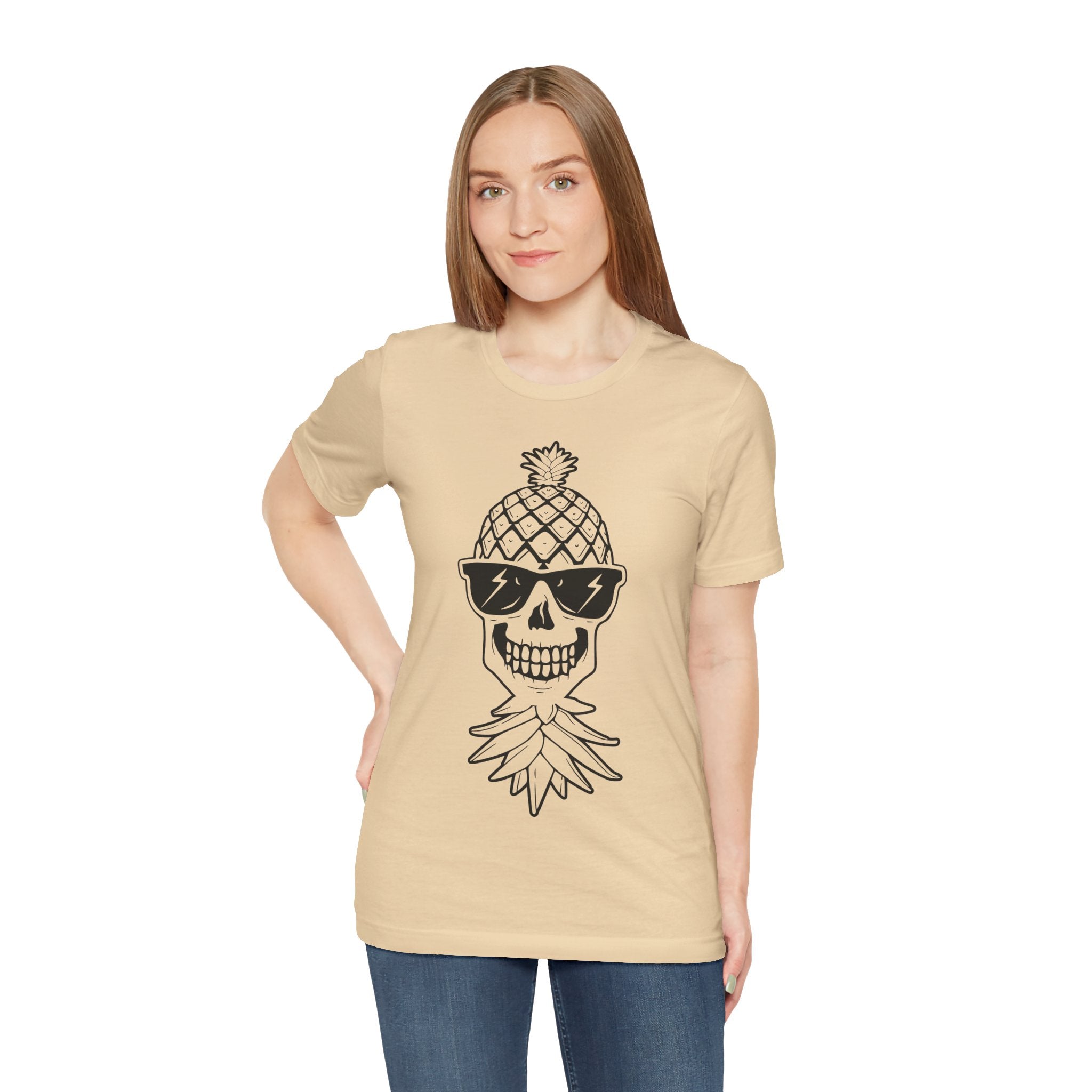 Pineapple Skull Graphic Tee