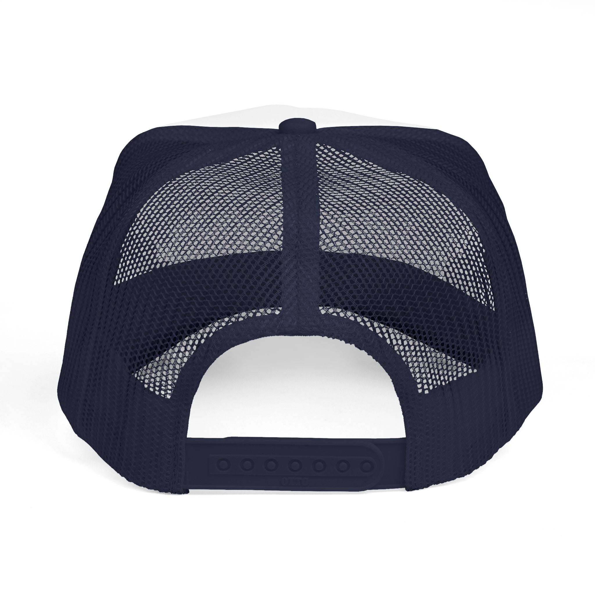 Poly Life Trucker Cap — Retro Surf Logo Mesh Hat
