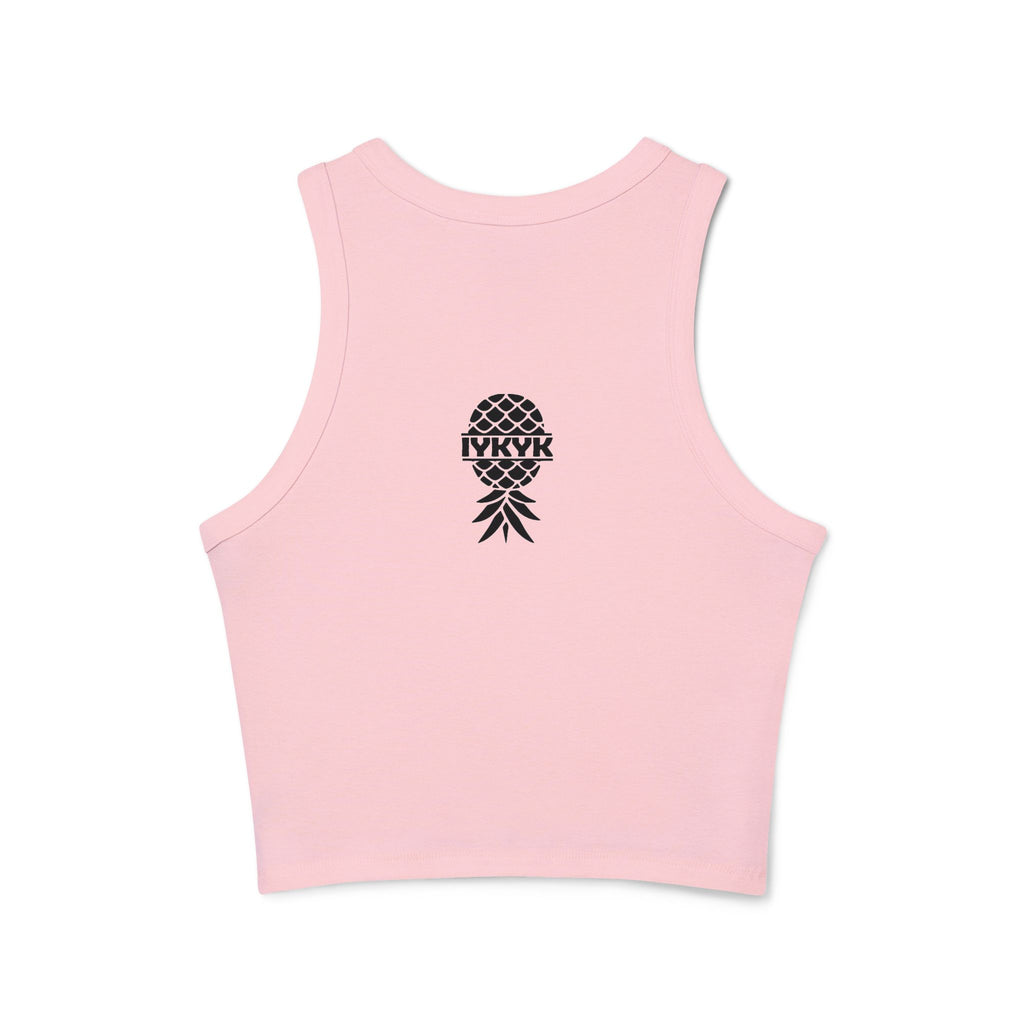 I Love Squirt Guns Women's Racer Tank Top, Summer Crop Top, Funny Water Gun Shirt, Beach Wear, Gift for Water Party