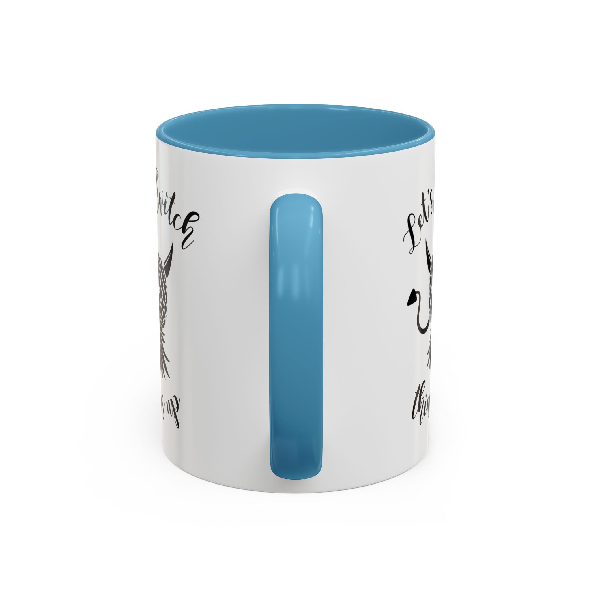 Playful Accent Coffee Mug - "Let's Switch Things Up" - Perfect for Morning Motivation