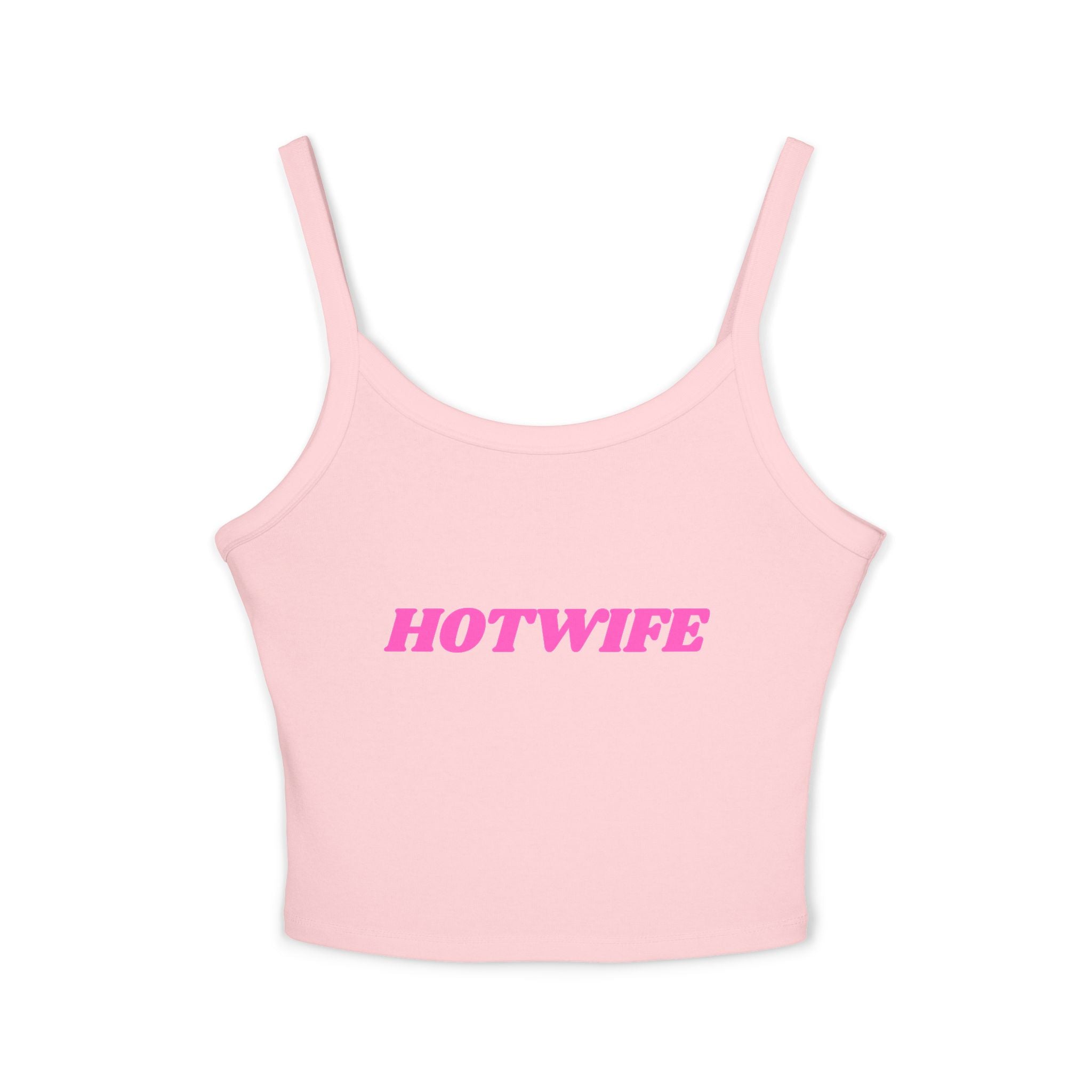 Hotwife Graphic Women's Spaghetti Strap Tank Top - Trendy Summer Apparel