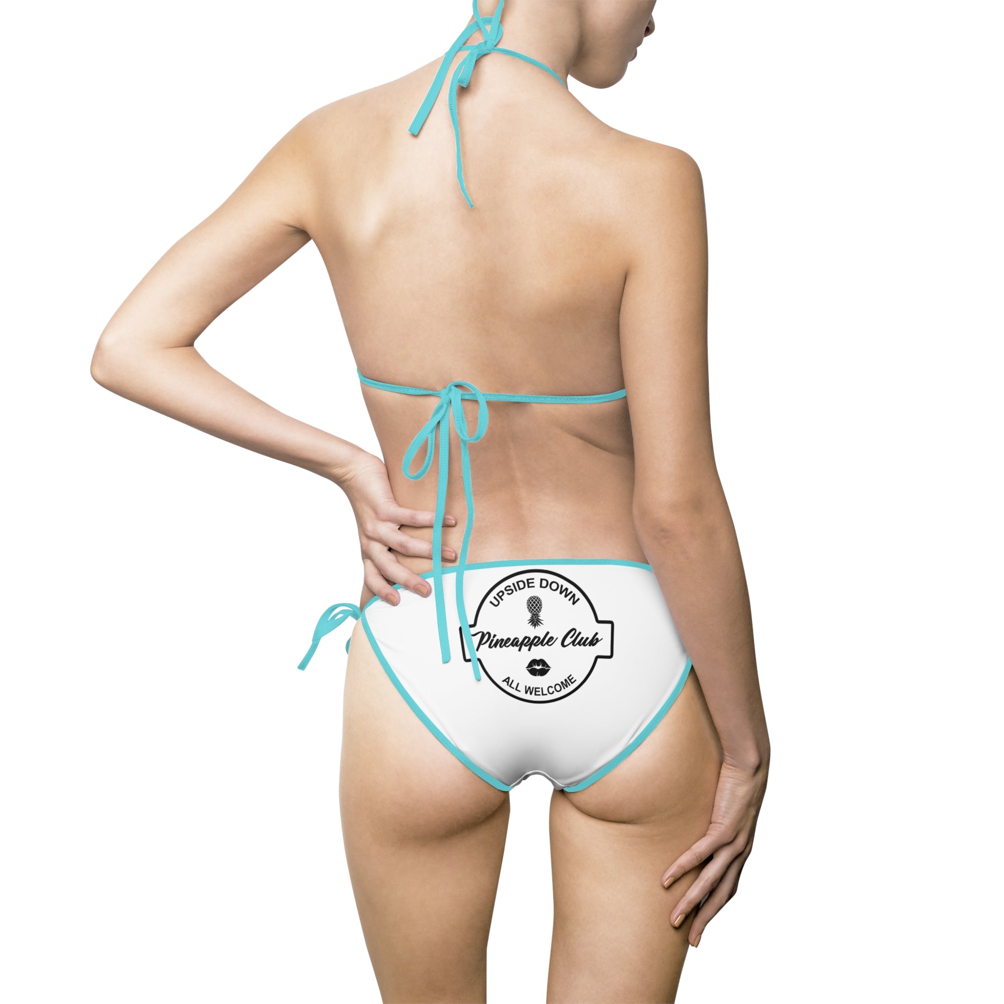 Queen of Spades White Bikini Swimsuit
