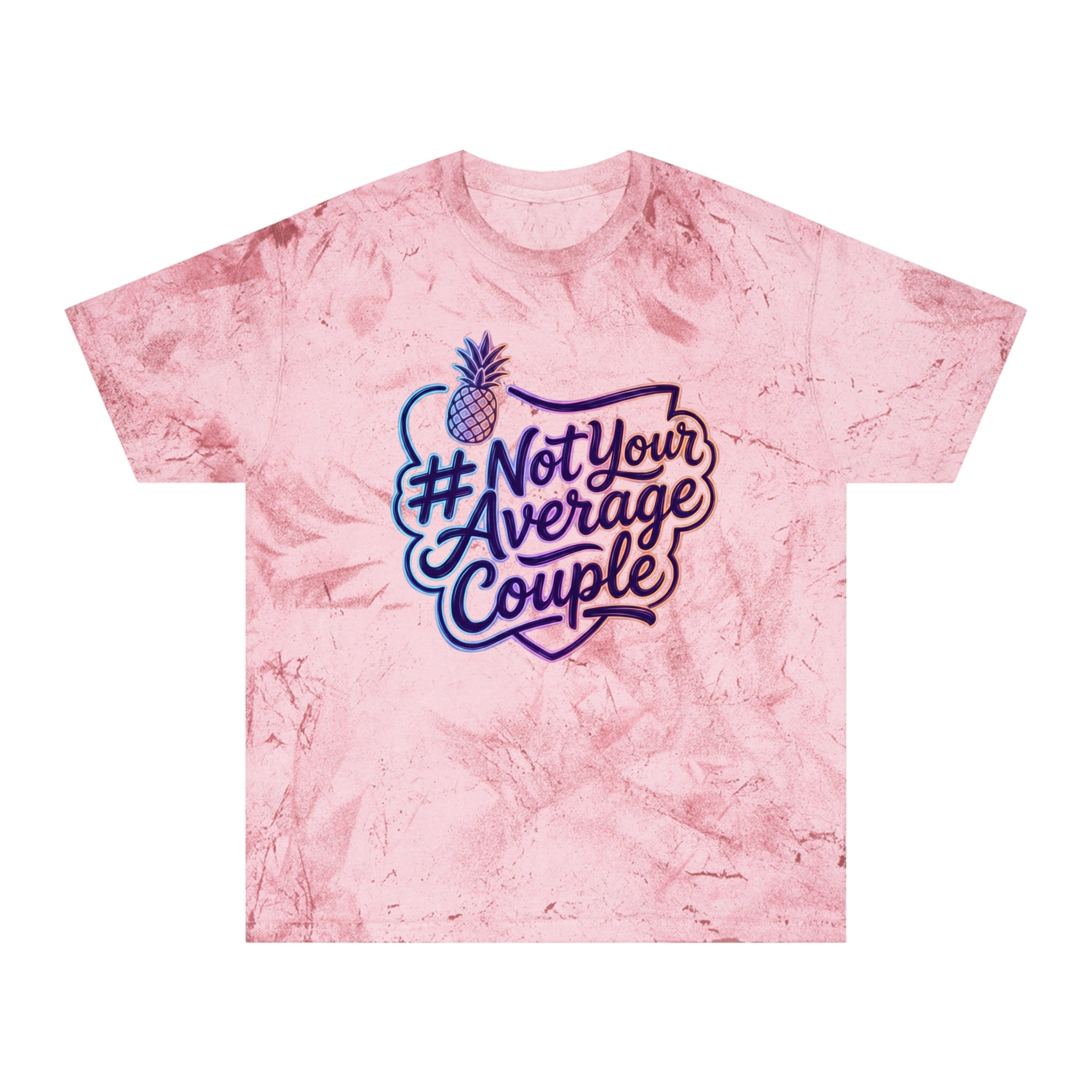 #NotYourAverageCouple T-Shirt – Retro Tropical Pineapple Graphic Tee