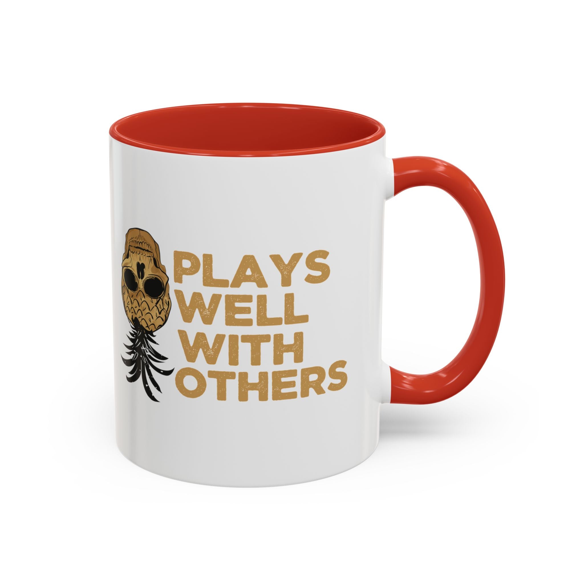 Playful Owl Accent Coffee Mug - 11 & 15oz - Perfect Gift for Nature Lovers
