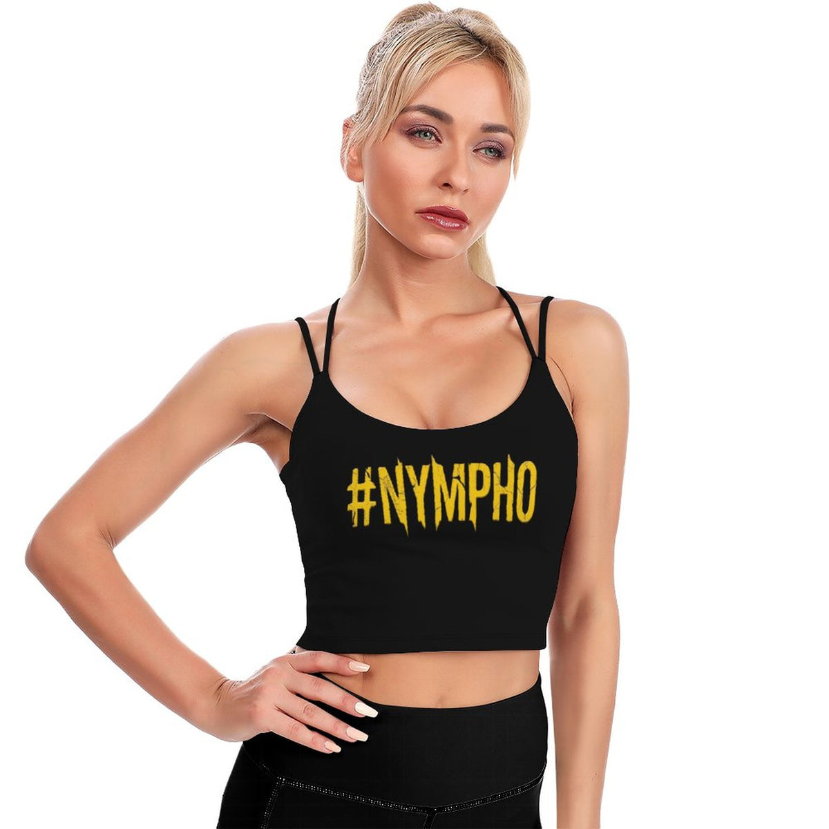 Workout Crop Yoga Tank Top(All-Over Printing)