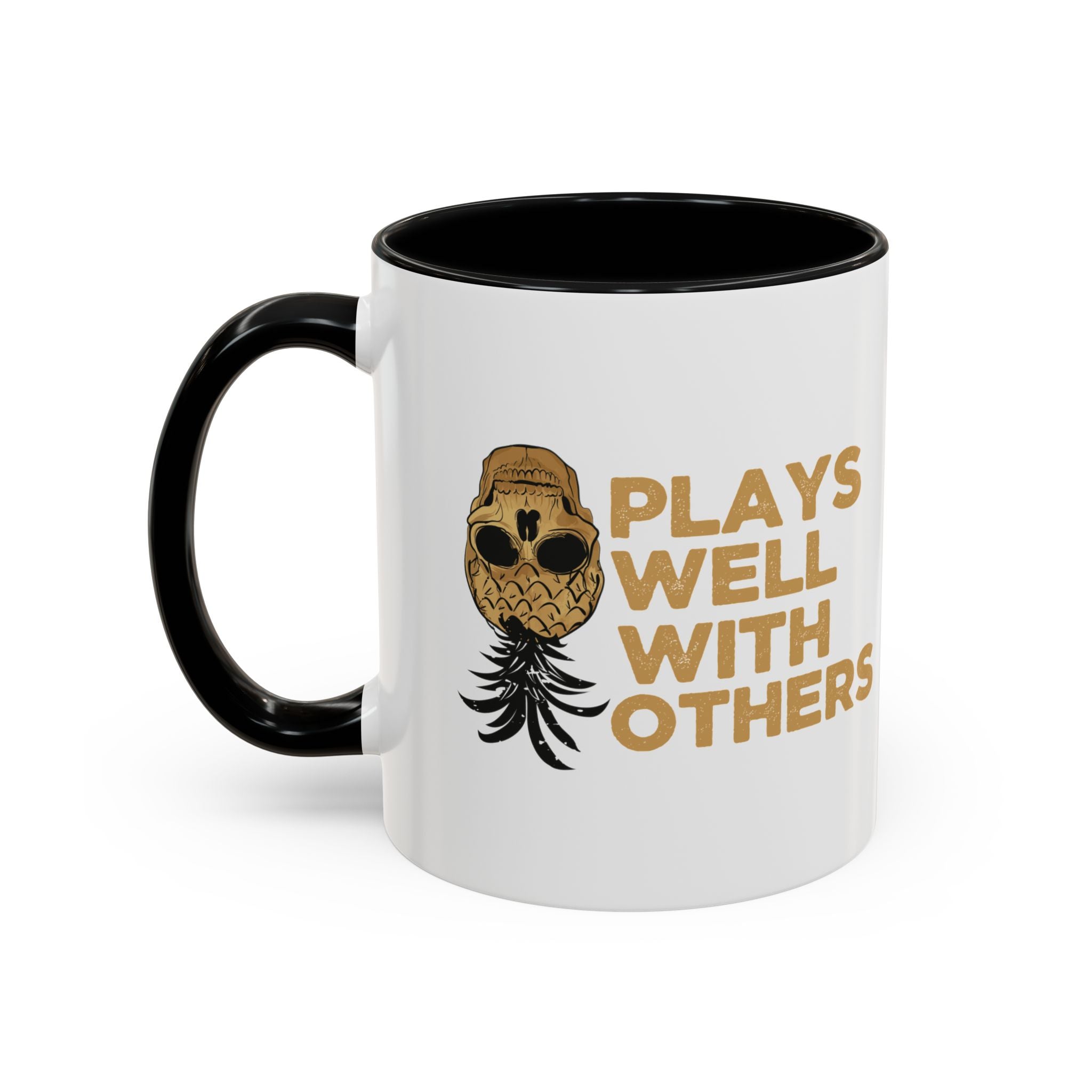 Playful Owl Accent Coffee Mug - 11 & 15oz - Perfect Gift for Nature Lovers