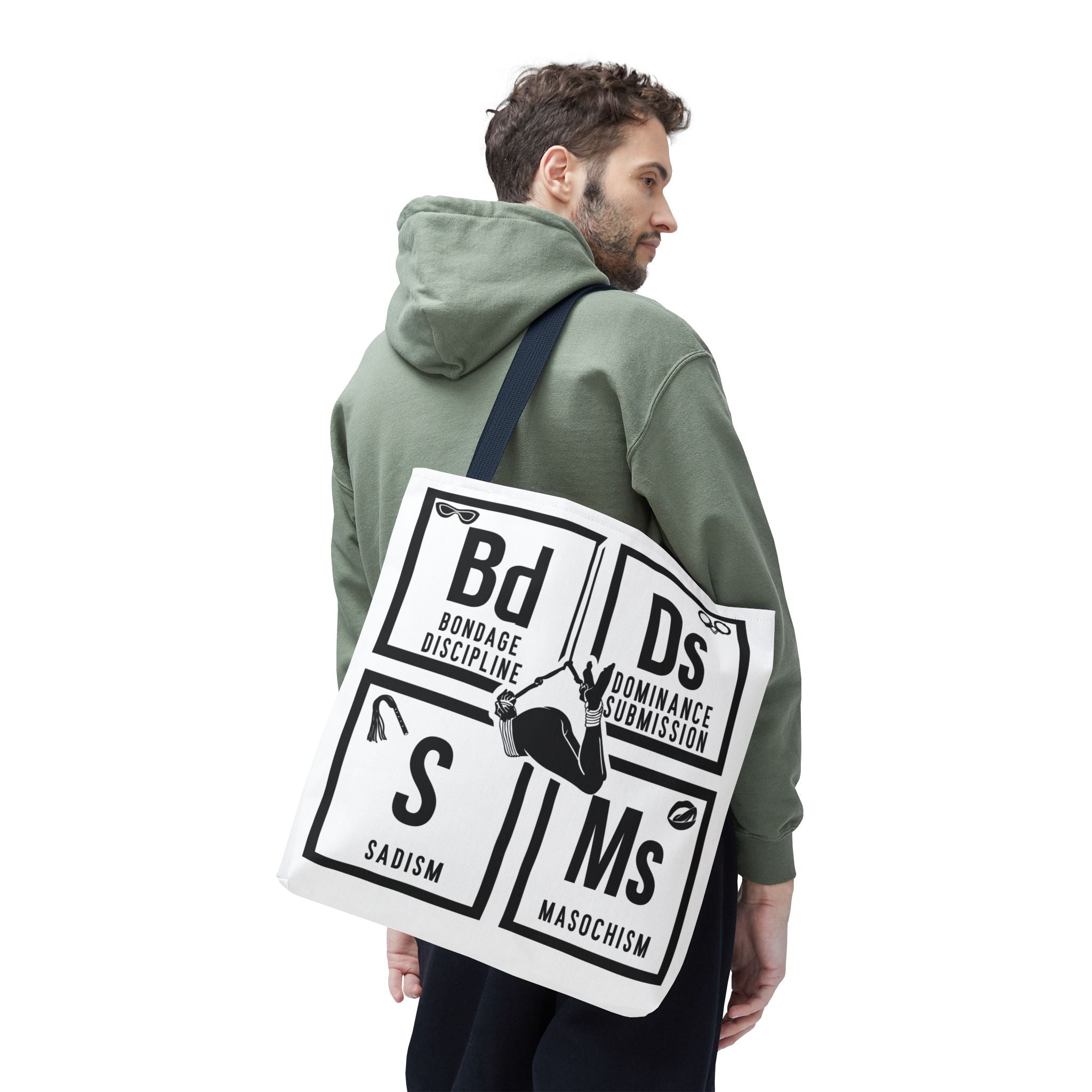BDSM Elements Tote Bag - Stylish and Edgy Carryall for Fans of Kink Culture