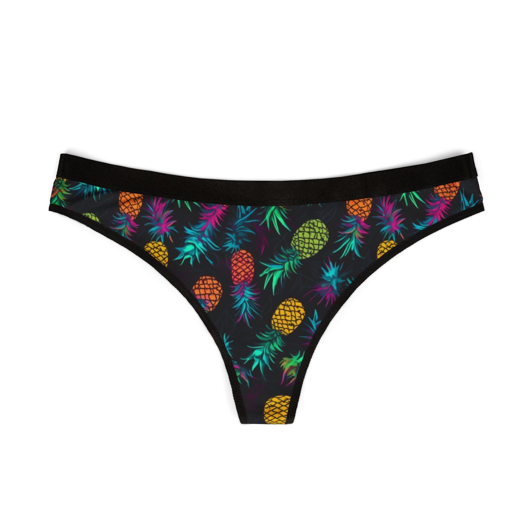 Neon Upside-Down Pineapple Thong