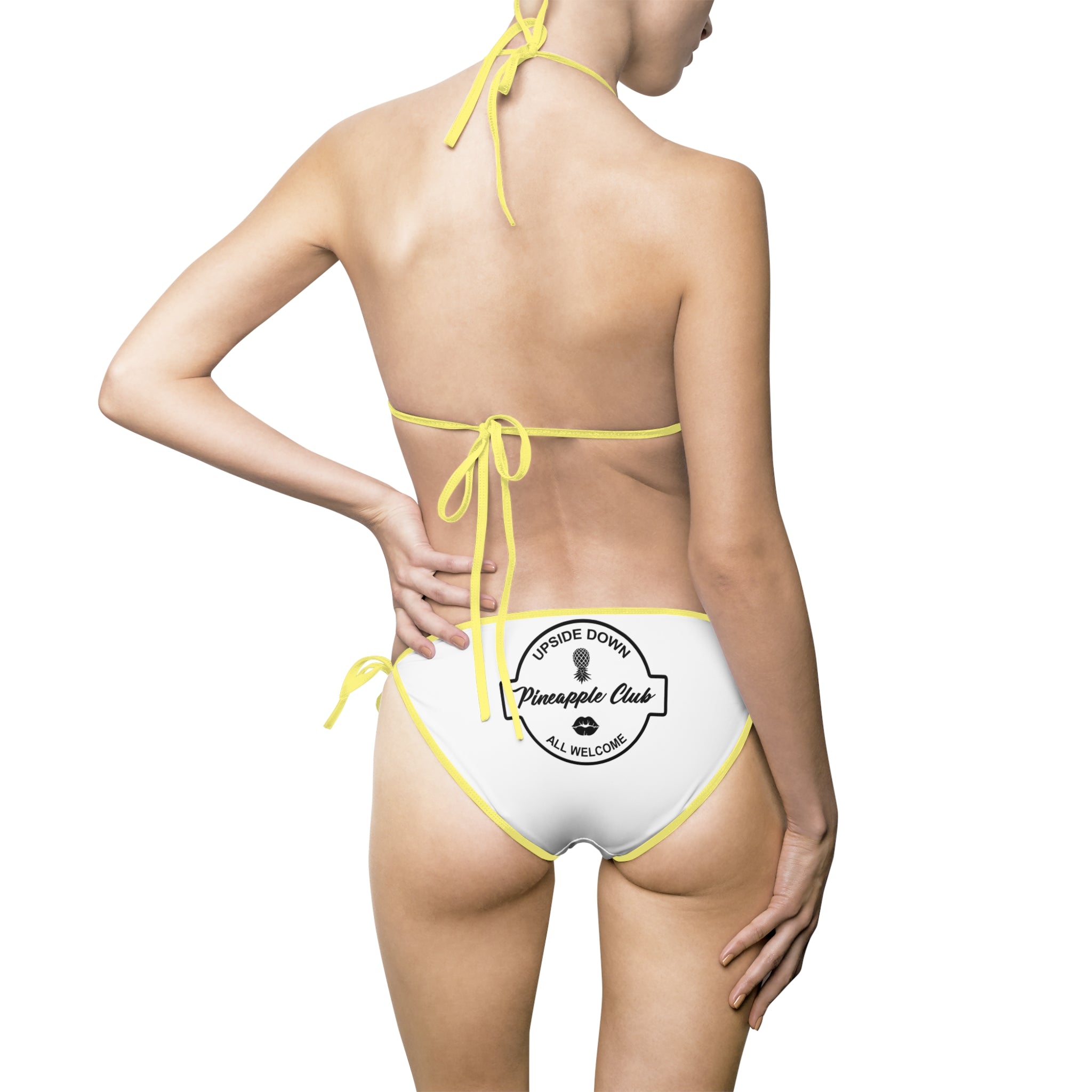 Queen of Spades White Bikini Swimsuit