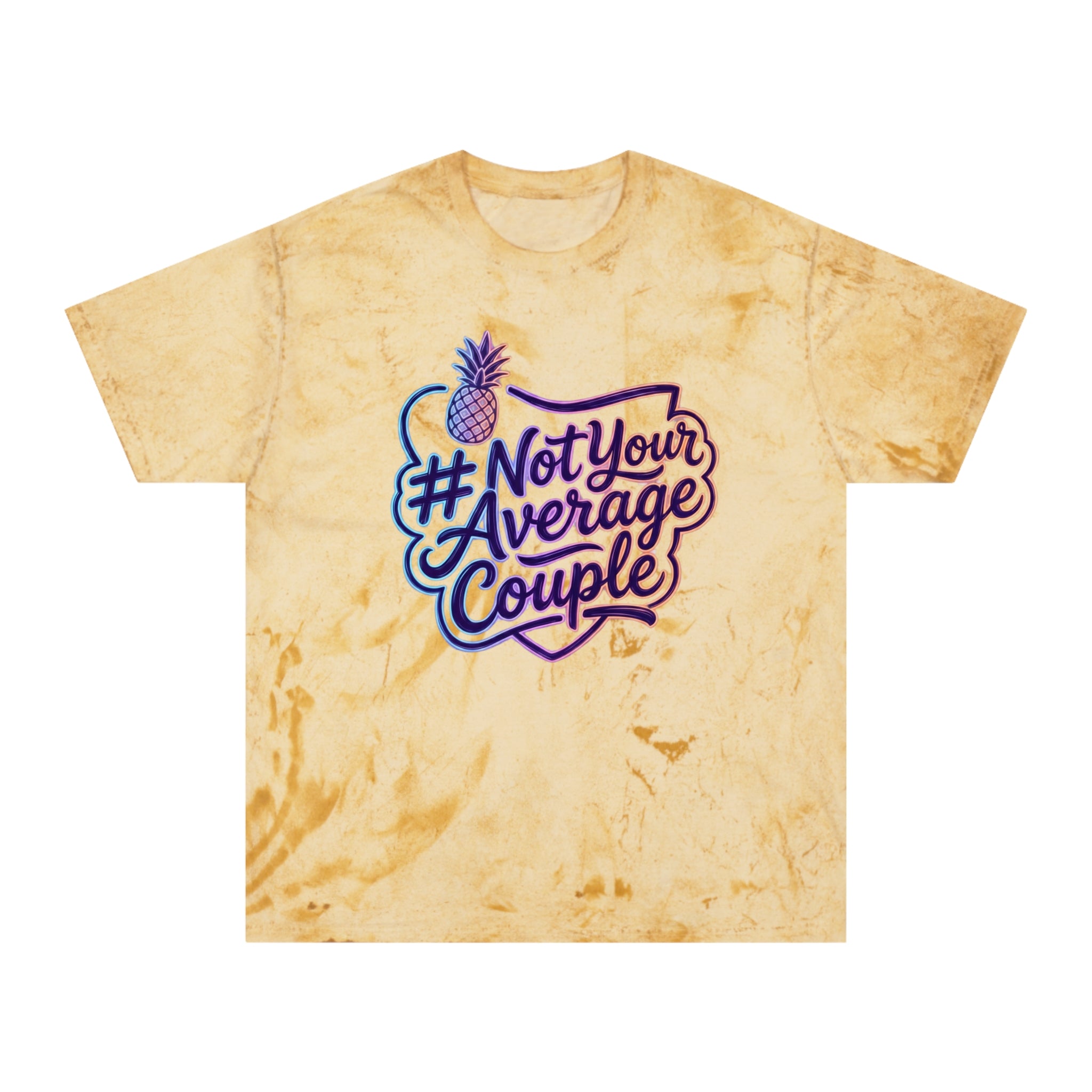 #NotYourAverageCouple T-Shirt – Retro Tropical Pineapple Graphic Tee