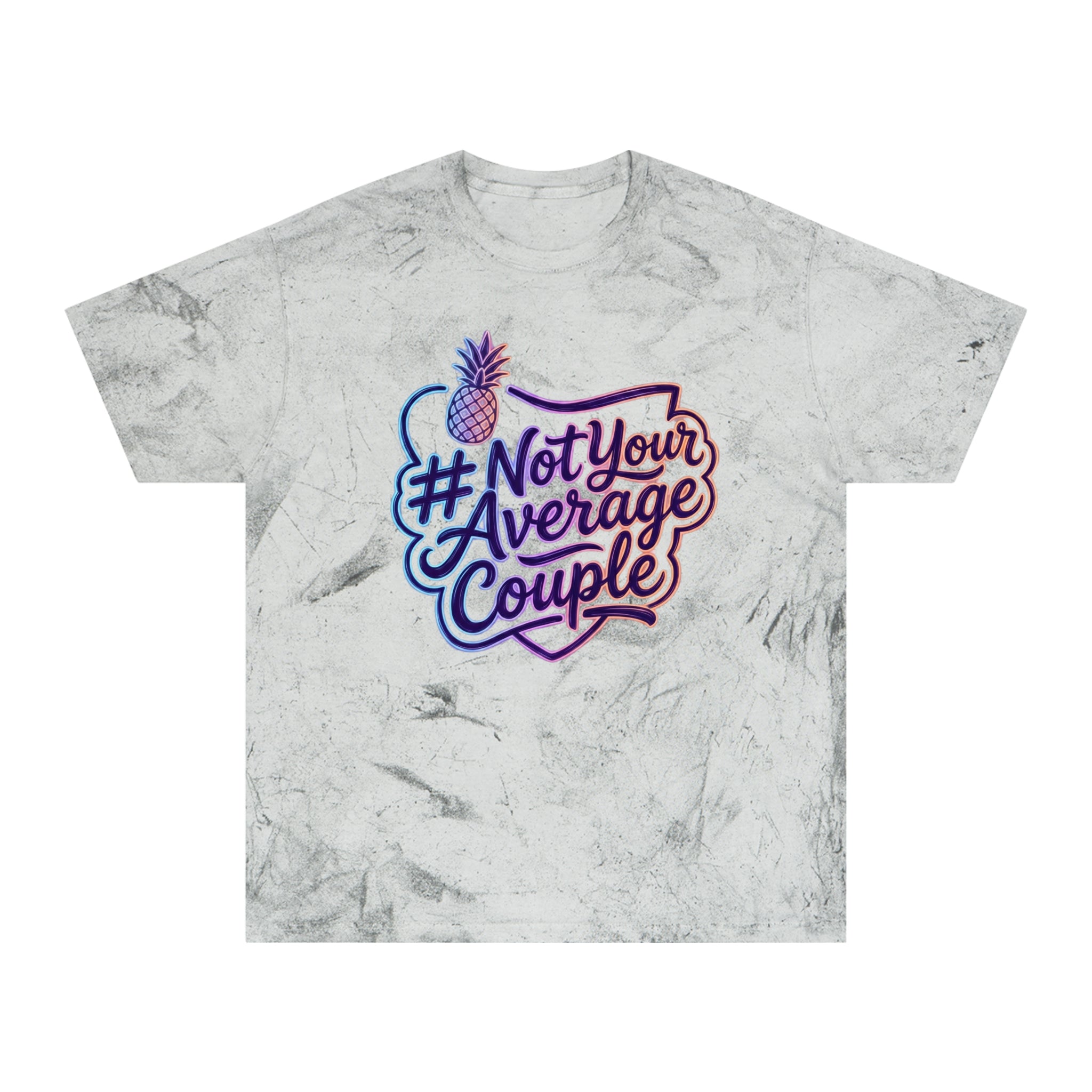 #NotYourAverageCouple T-Shirt – Retro Tropical Pineapple Graphic Tee