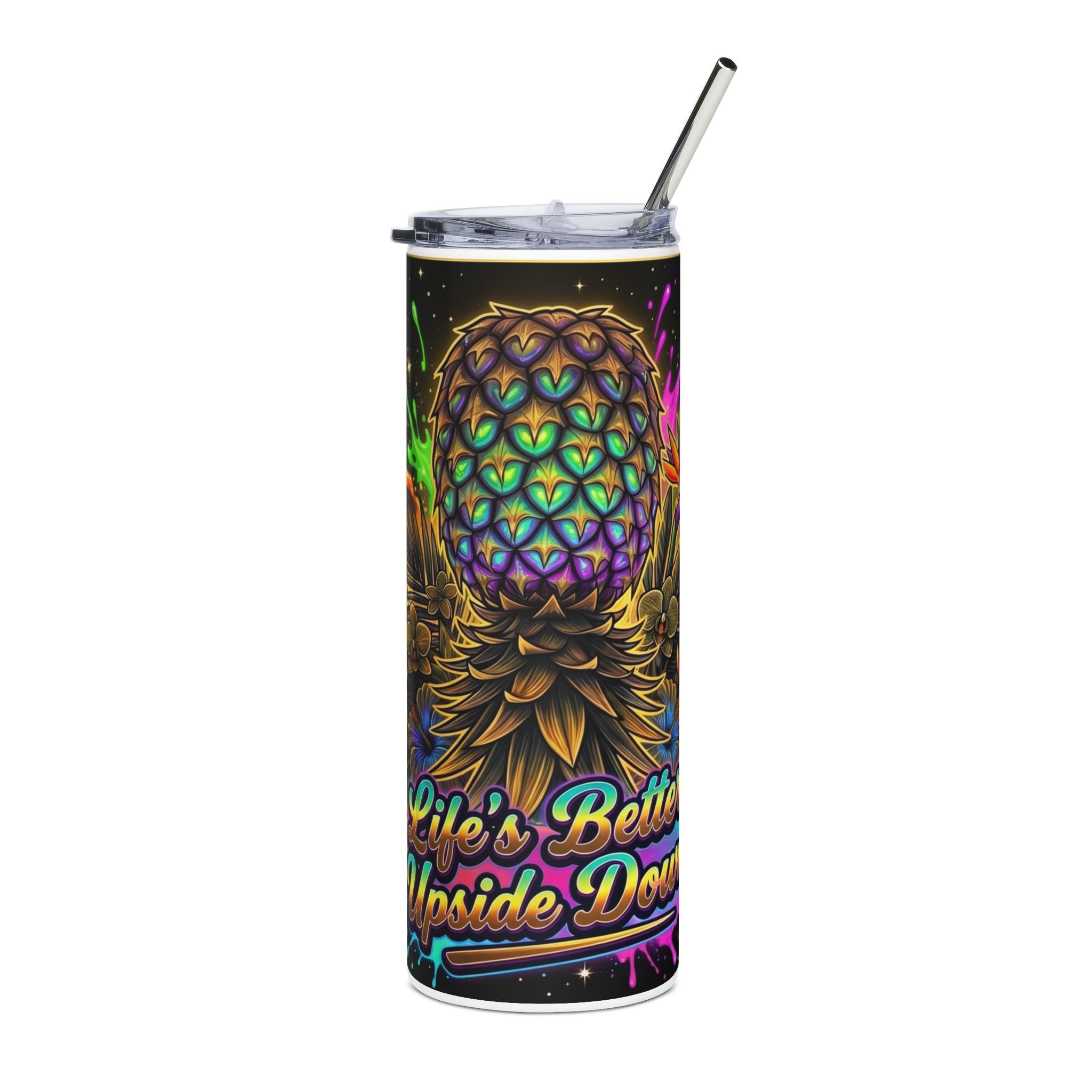 Upside Down Pineapple Lifestyle Travel Tumbler