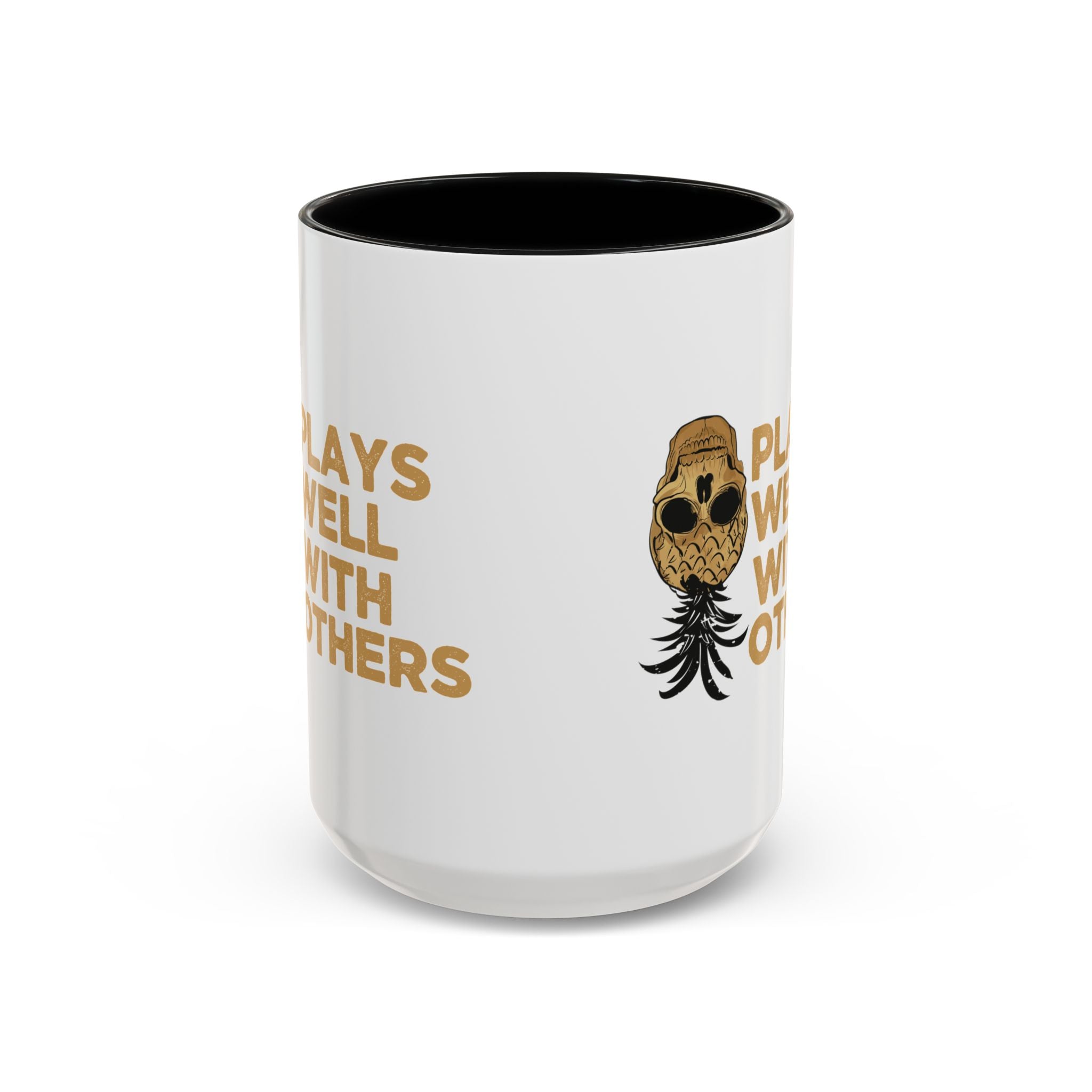 Playful Owl Accent Coffee Mug - 11 & 15oz - Perfect Gift for Nature Lovers
