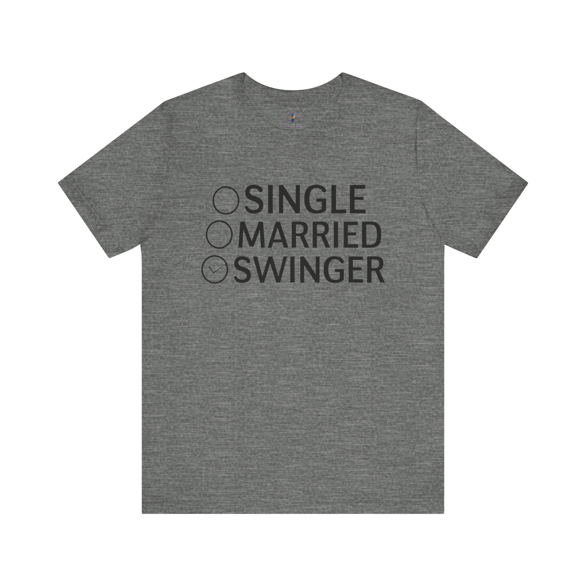 Swinger Humor Unisex Tee - Funny Relationship Status Shirt