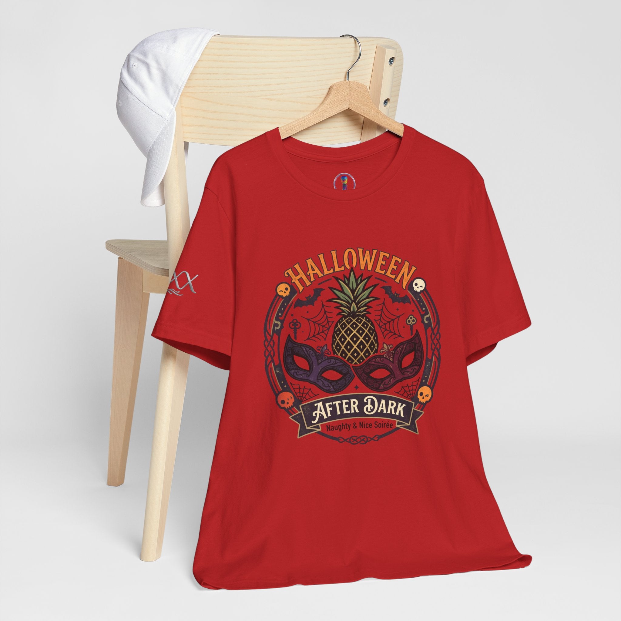 Halloween After Dark Tee — Pineapple Mask Masquerade T‑Shirt