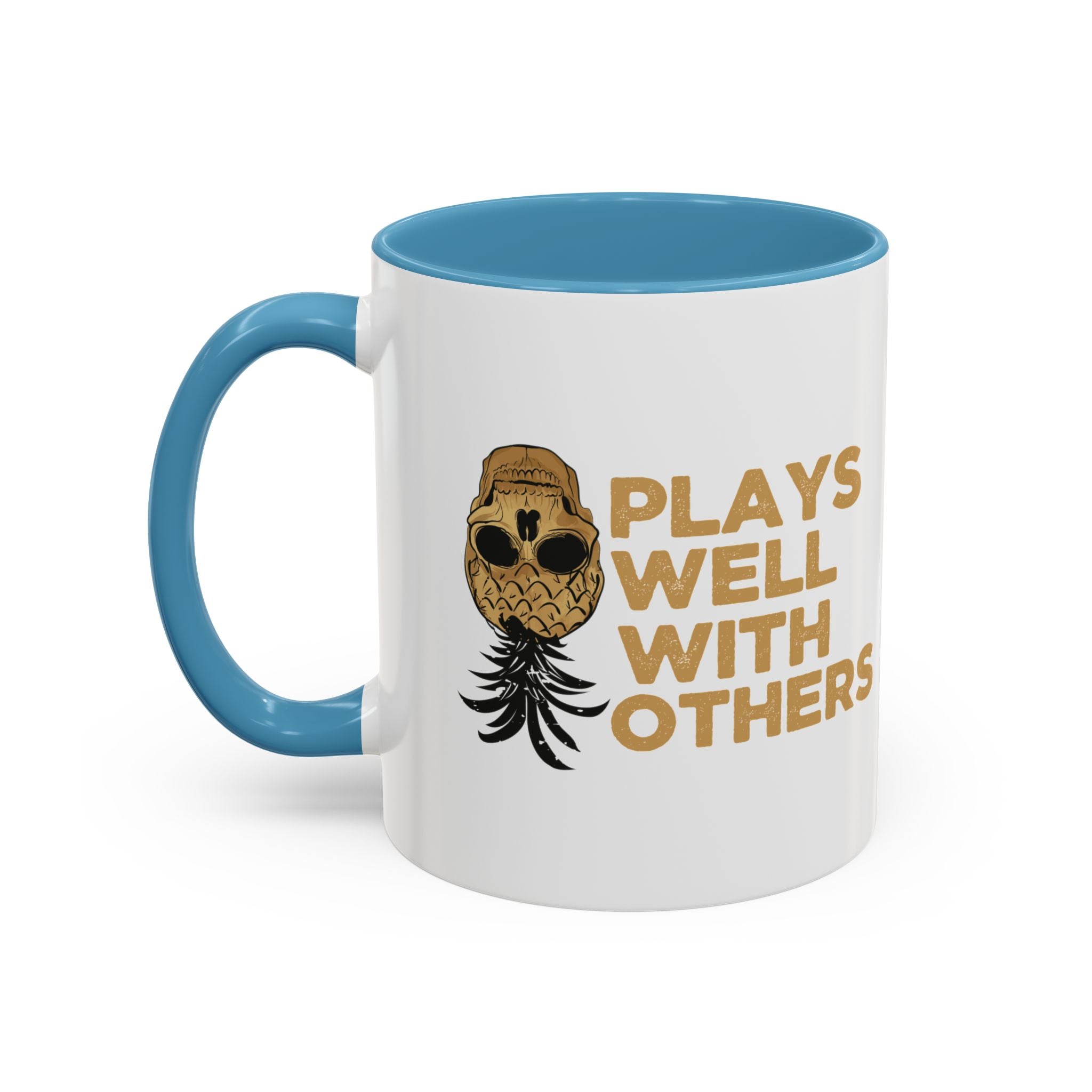 Playful Owl Accent Coffee Mug - 11 & 15oz - Perfect Gift for Nature Lovers