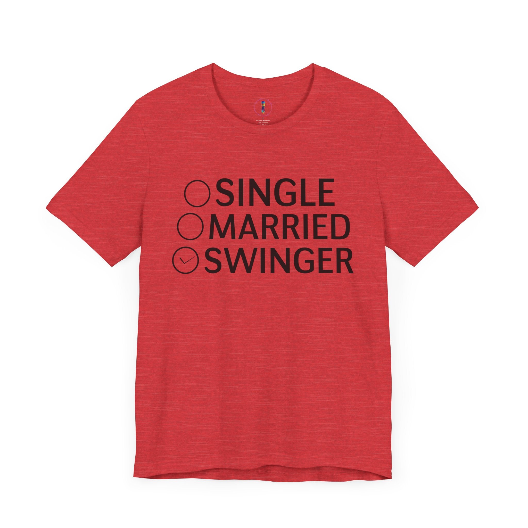 Swinger Humor Unisex Tee - Funny Relationship Status Shirt
