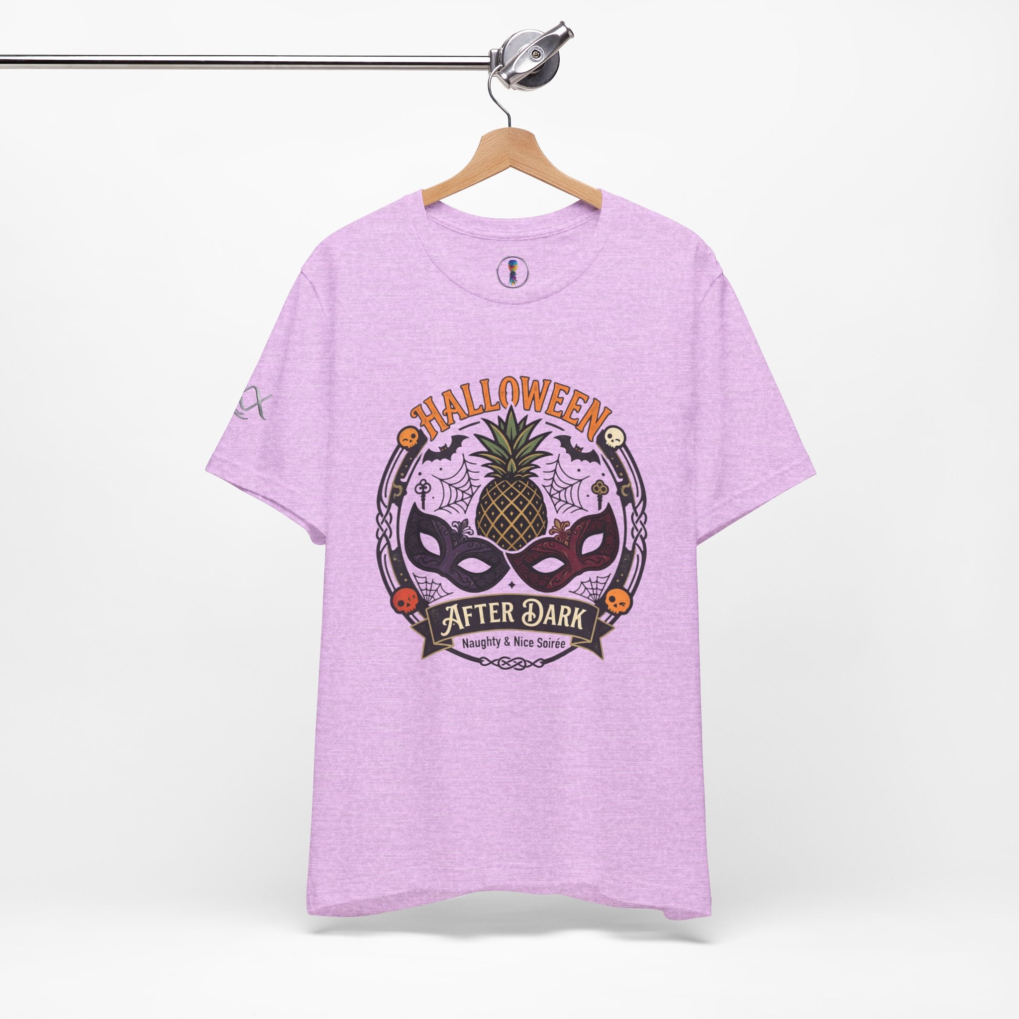 Halloween After Dark Tee — Pineapple Mask Masquerade T‑Shirt