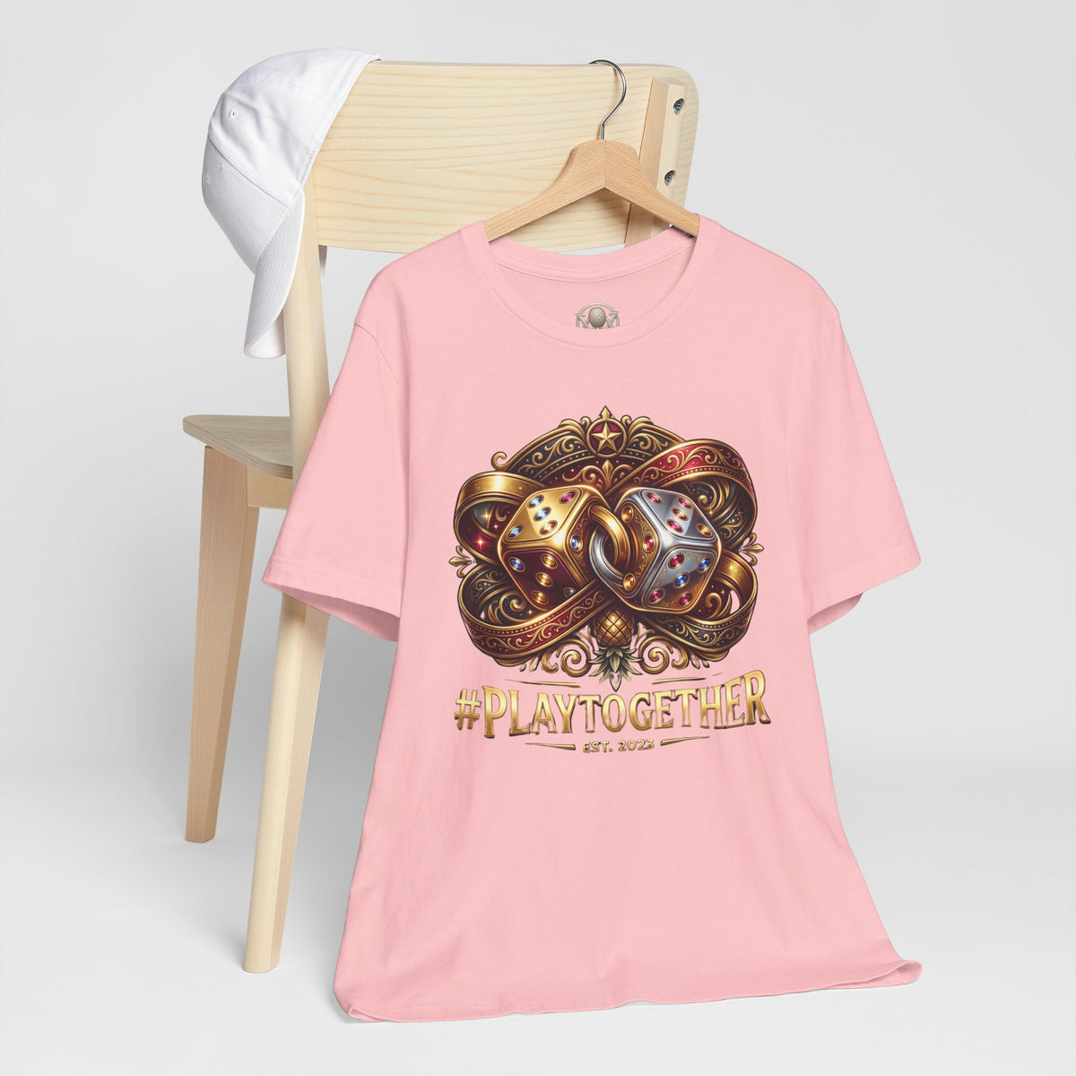 #PLAYTOGETHER Dice T-Shirt | Vintage Casino Gaming Tee for Game Night