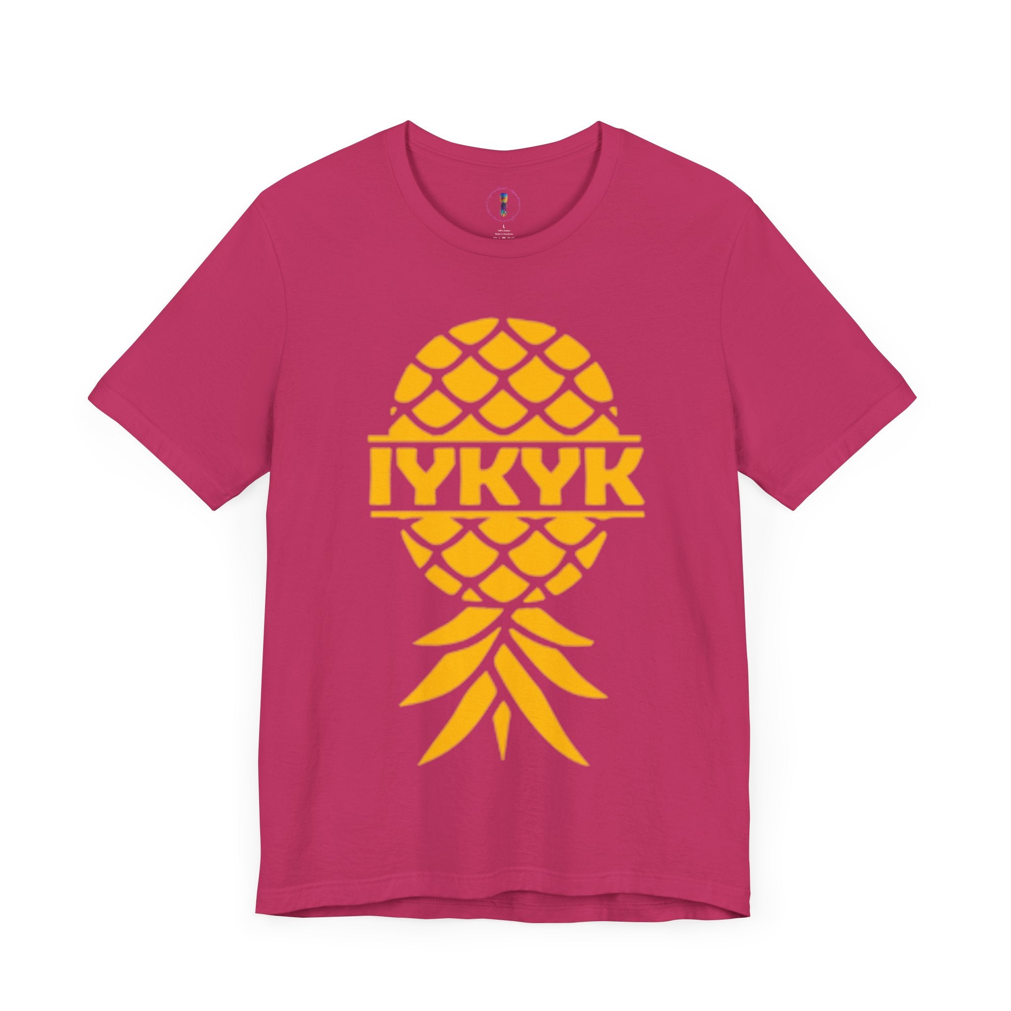 IYKYK Pineapple Unisex Jersey Tee - Fun Summer Graphic T-Shirt