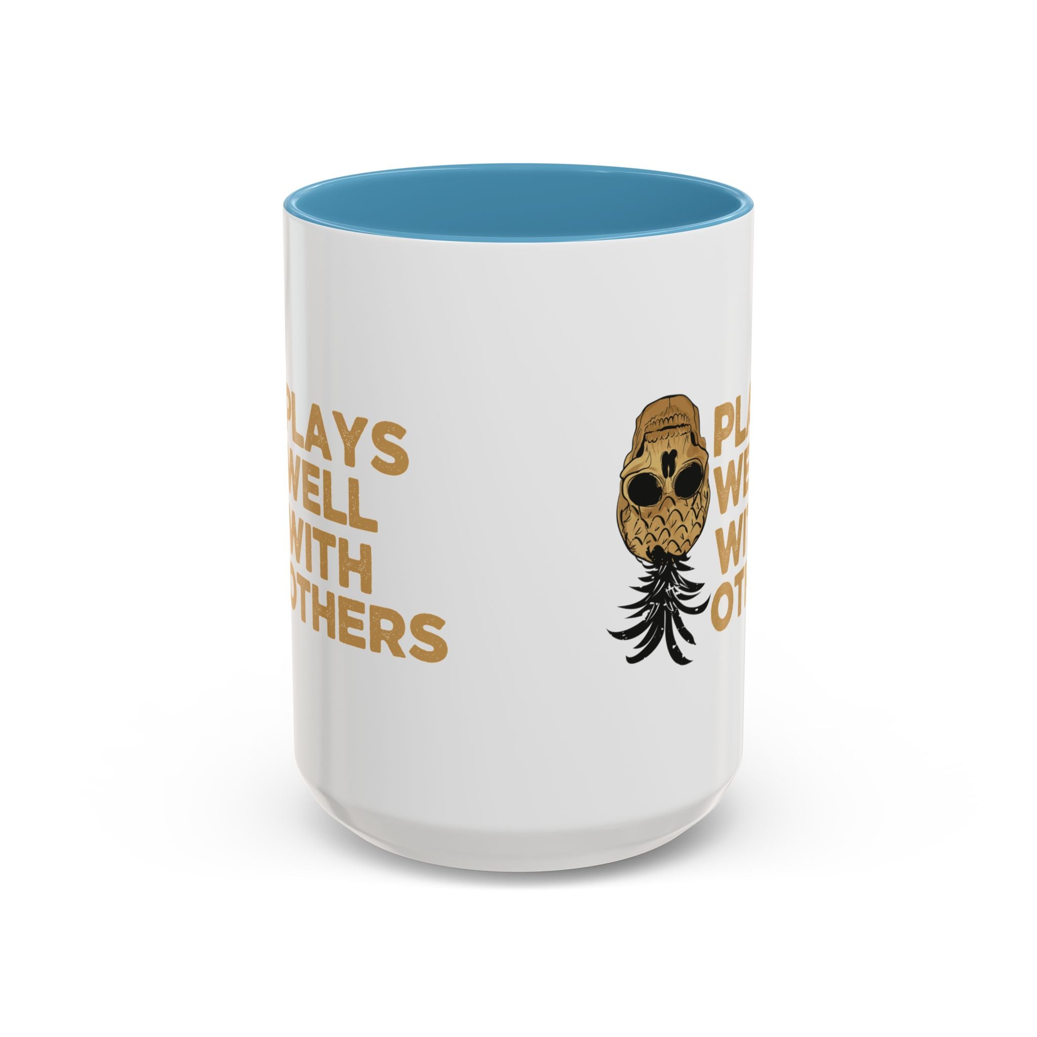 Playful Owl Accent Coffee Mug - 11 & 15oz - Perfect Gift for Nature Lovers