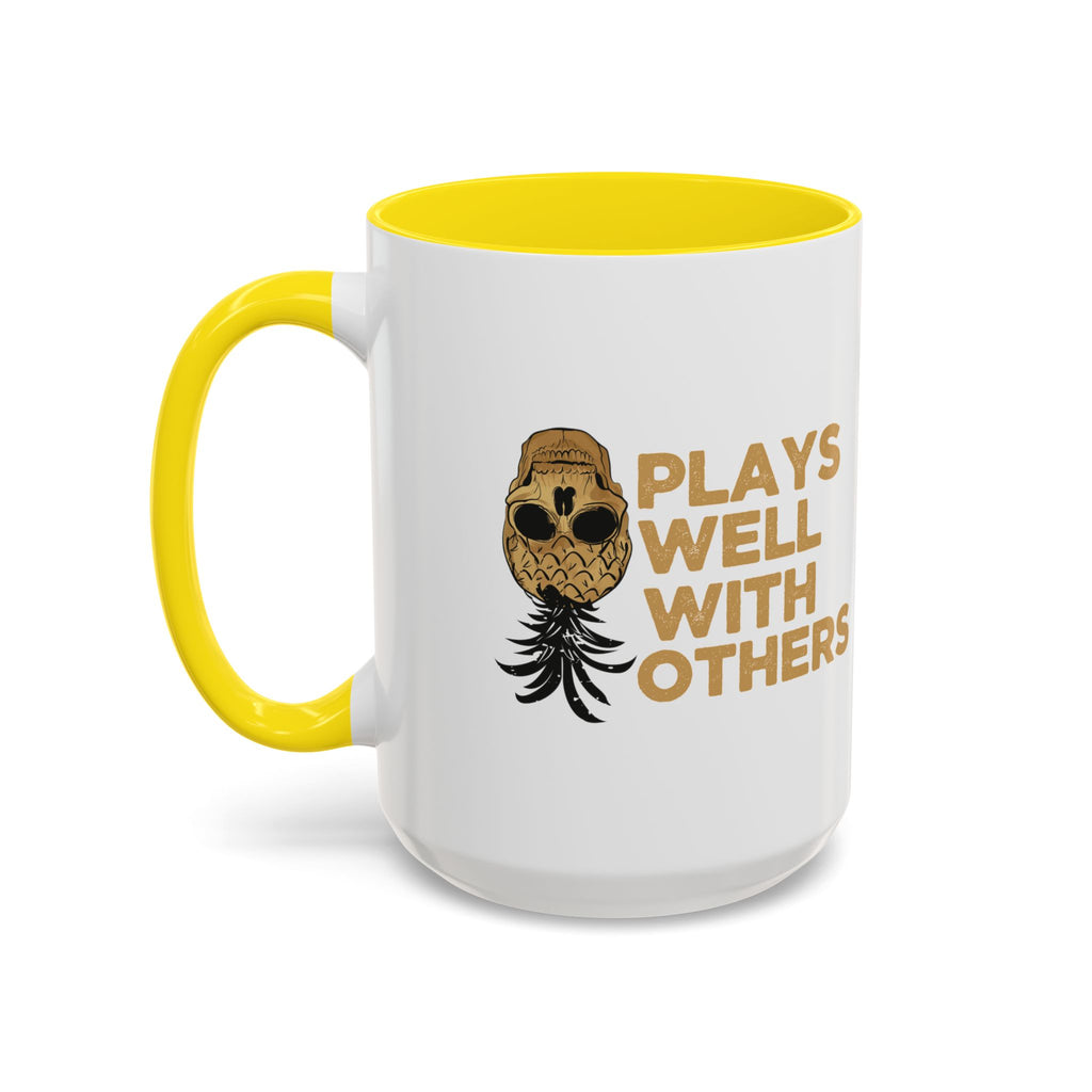 Playful Owl Accent Coffee Mug - 11 & 15oz - Perfect Gift for Nature Lovers