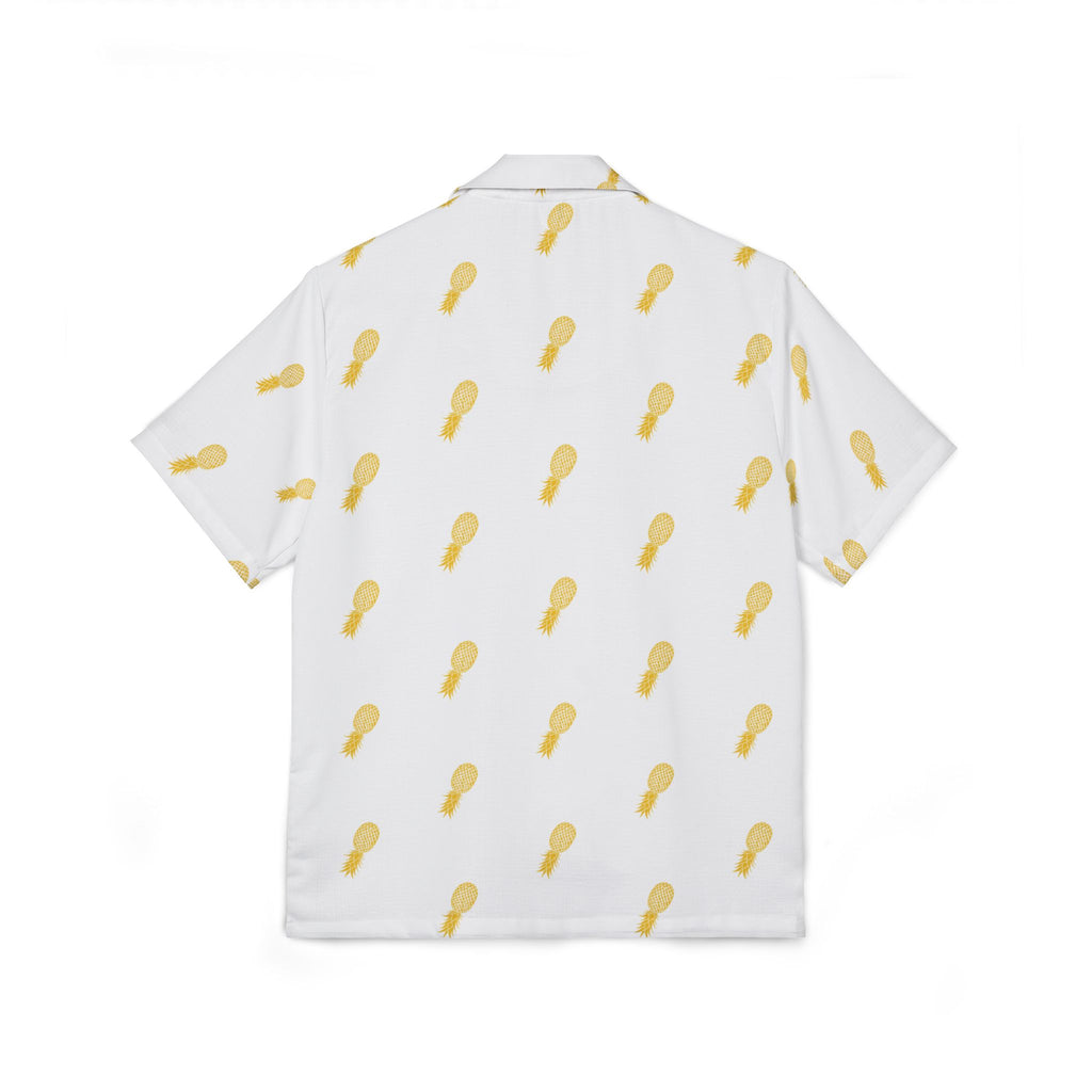 Hawaiian Camp Shirt - Pineapple Design for Men